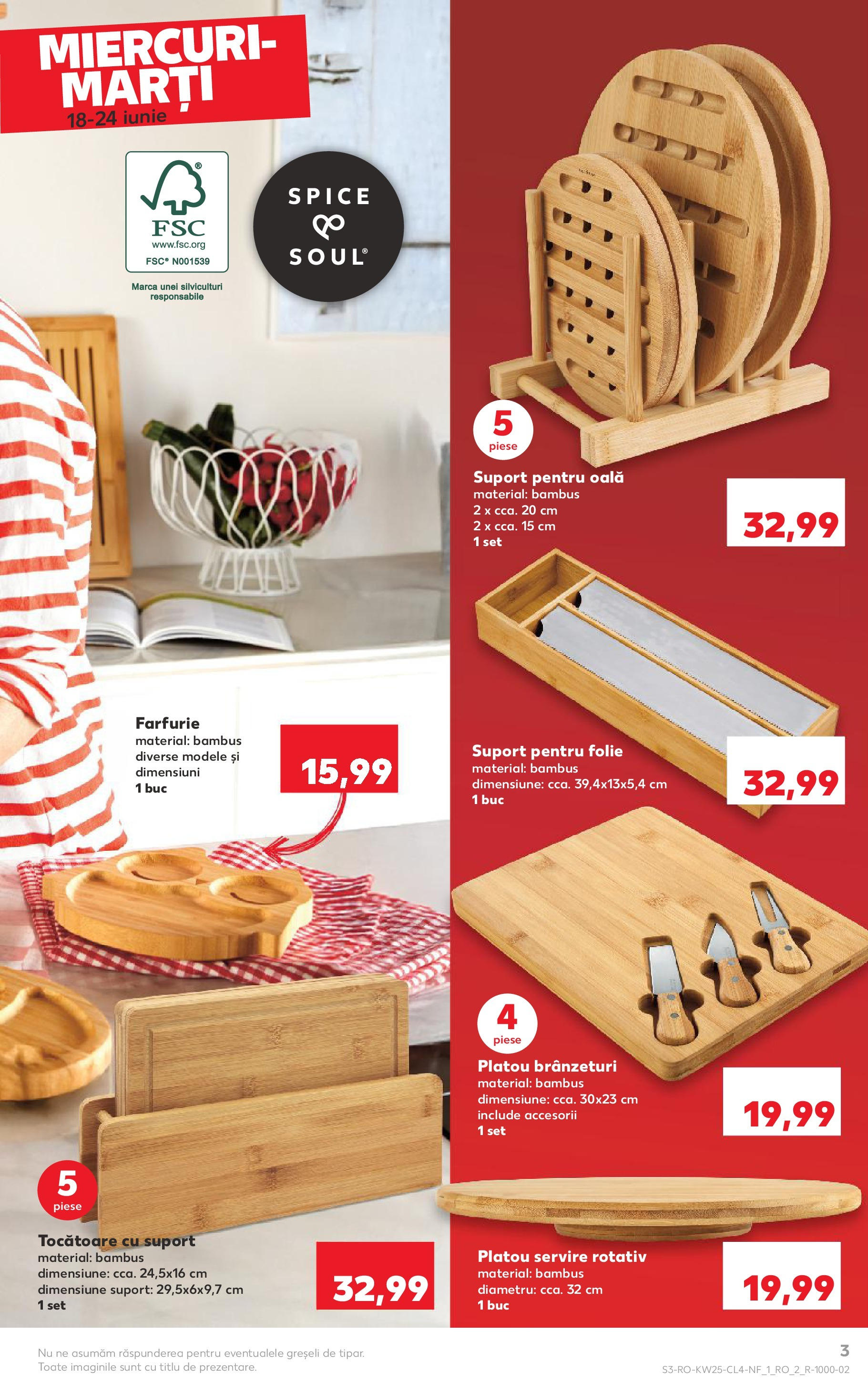 Kaufland - Catalog Kaufland până în data de 24.06.2025 17.06.2025 - Revista si Oferta | Pagină: 3 | Produse: Oală, Su sebili, Farfurie