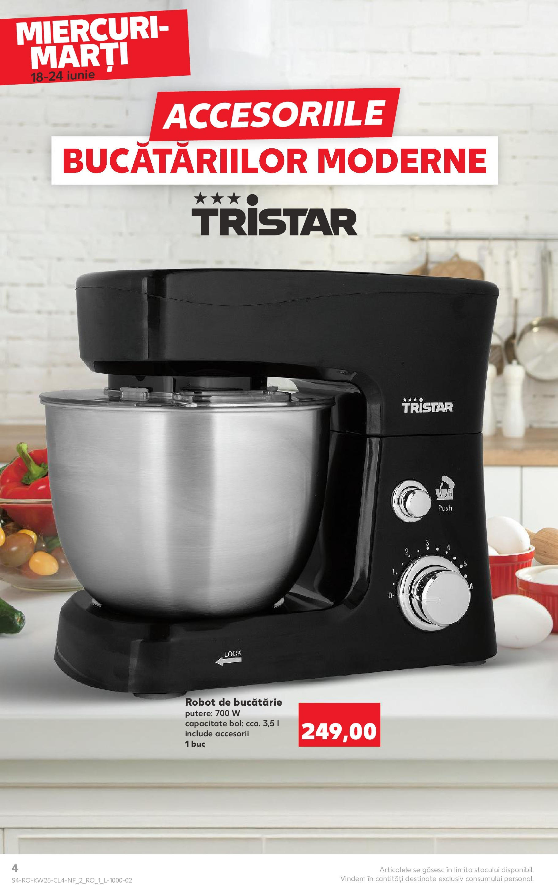 Kaufland - Catalog Kaufland până în data de 24.06.2025 17.06.2025 - Revista si Oferta | Pagină: 4 | Produse: Robot de bucătarie, Robot, Bol, Bucătărie