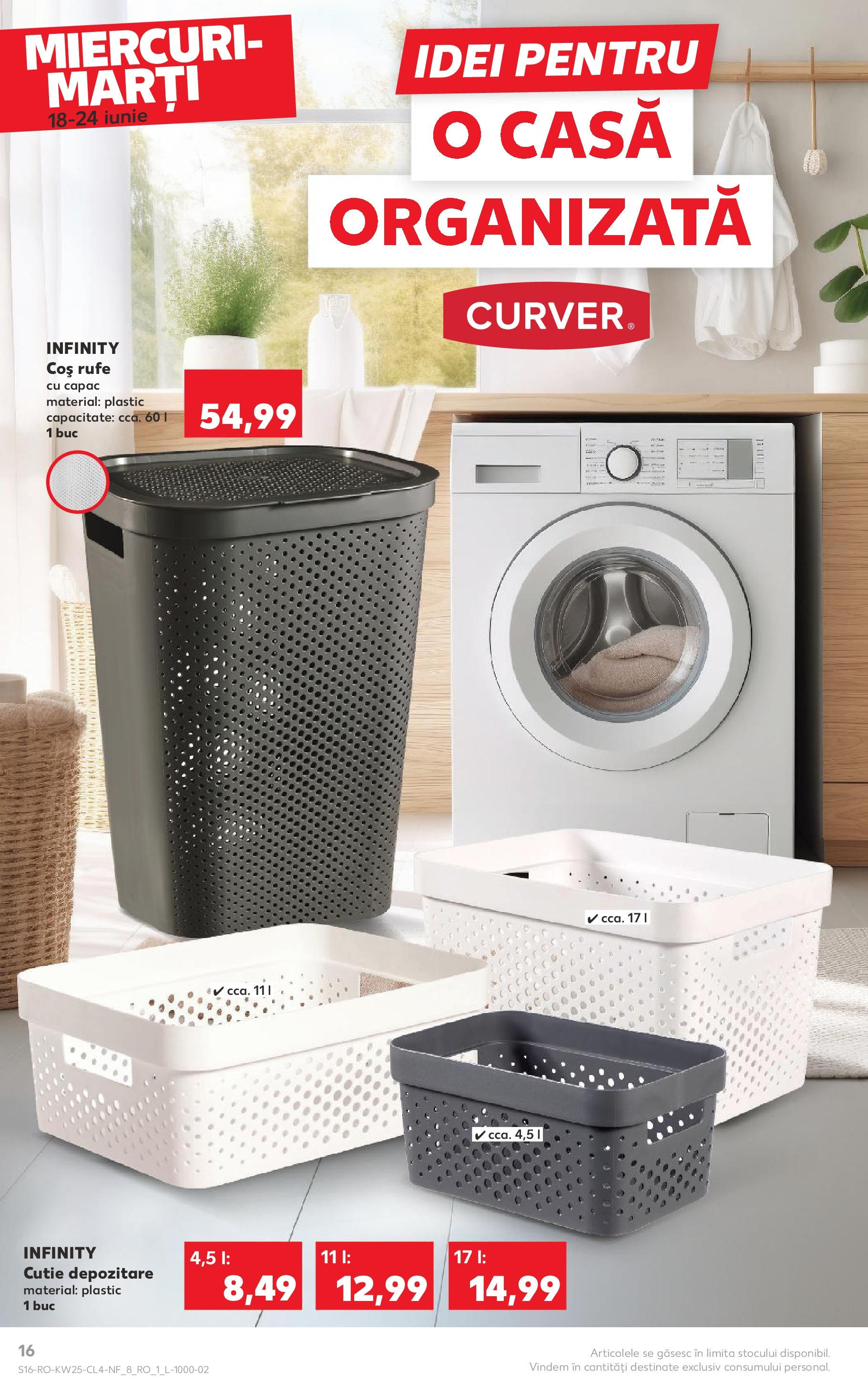 Kaufland - Catalog Kaufland până în data de 24.06.2025 17.06.2025 - Revista si Oferta | Pagină: 16 | Produse: Coș, Cutie