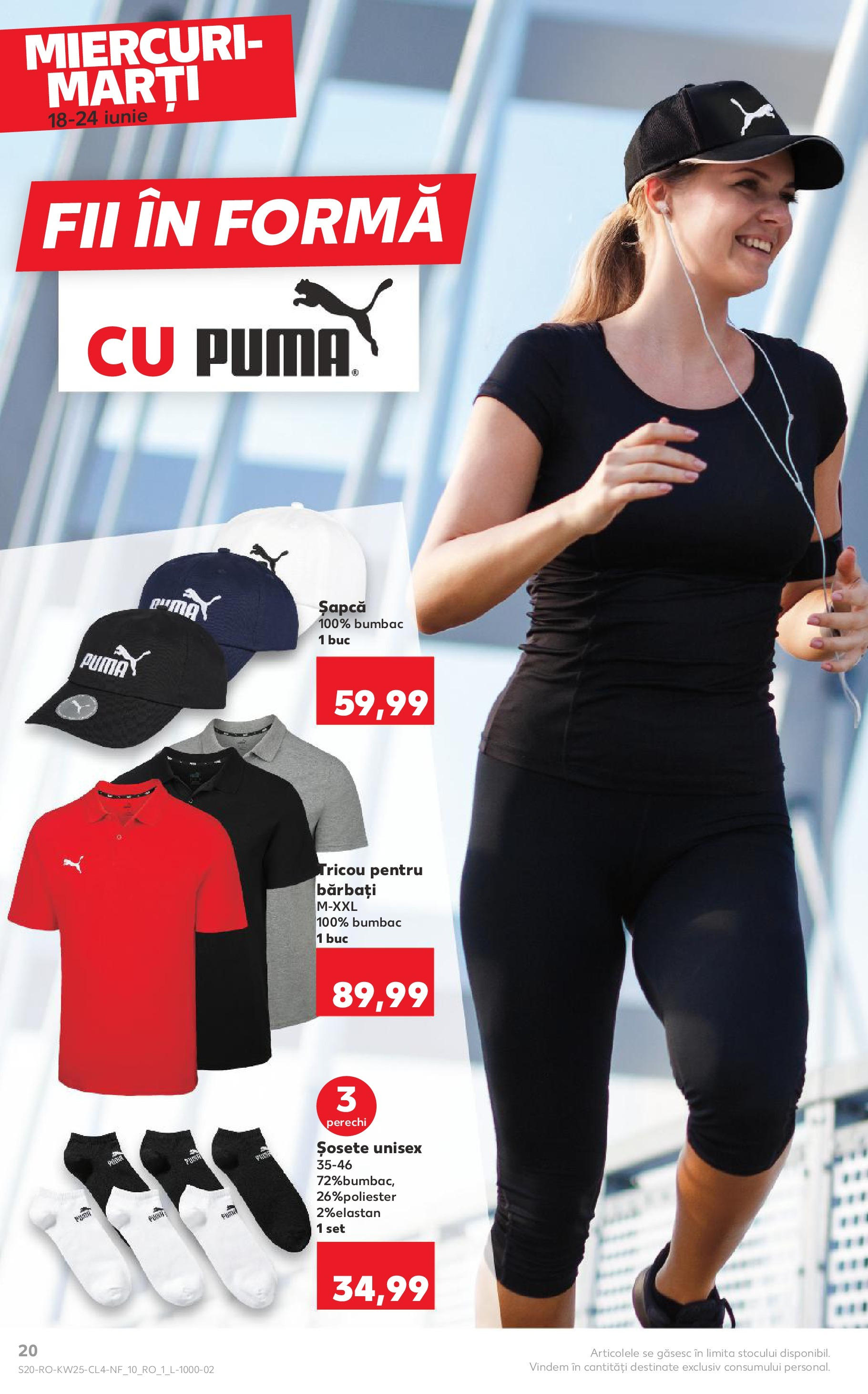 Kaufland - Catalog Kaufland până în data de 24.06.2025 17.06.2025 - Revista si Oferta | Pagină: 20 | Produse: Șapcă, Kestane, Tricou, Șosete