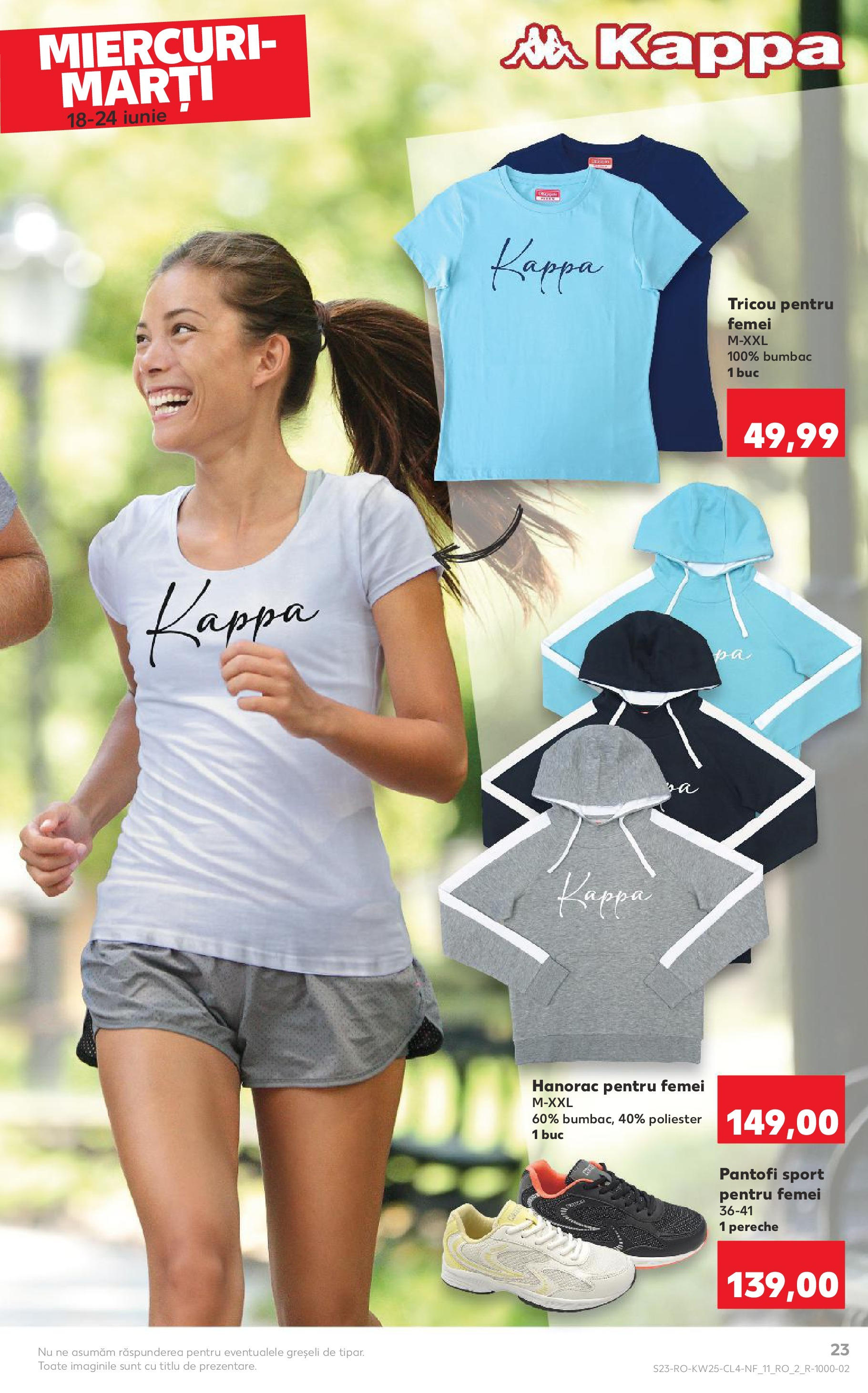 Kaufland - Catalog Kaufland până în data de 24.06.2025 17.06.2025 - Revista si Oferta | Pagină: 23 | Produse: Pantofi, Tricou, Keşe