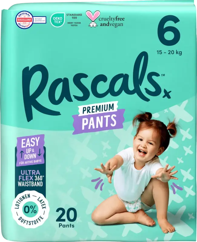 Rascals Baby Pants Premium Gr. 6 (15-20 kg)