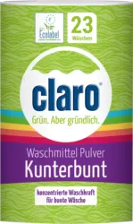claro Colorwaschmittel Pulver Kunterbunt