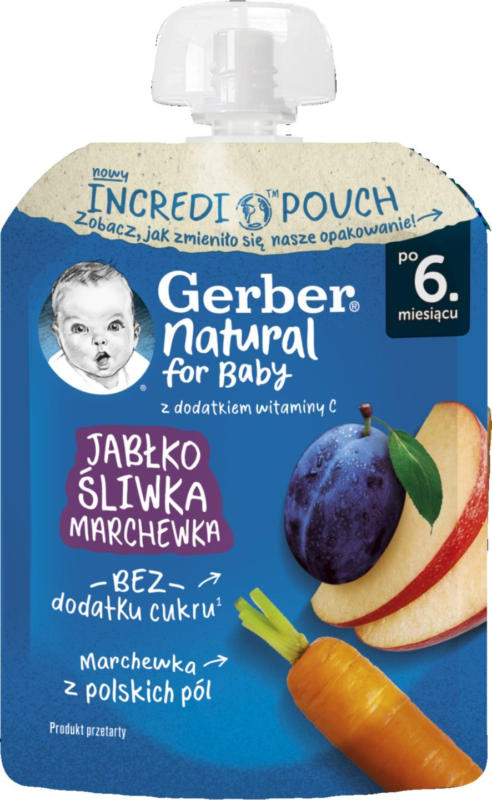 Gerber Плодово пюре избрани видове