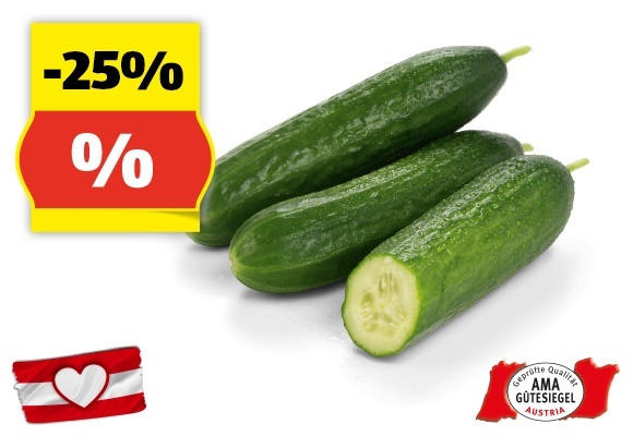 HOFER MARKTPLATZ Midi-Gurken aus Österreich, 280 g