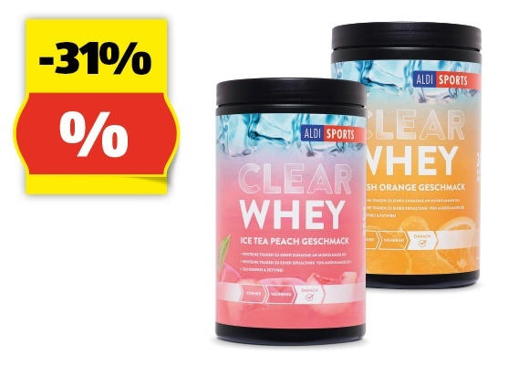 ALDI SPORTS Clear Whey Pulver, 420 g