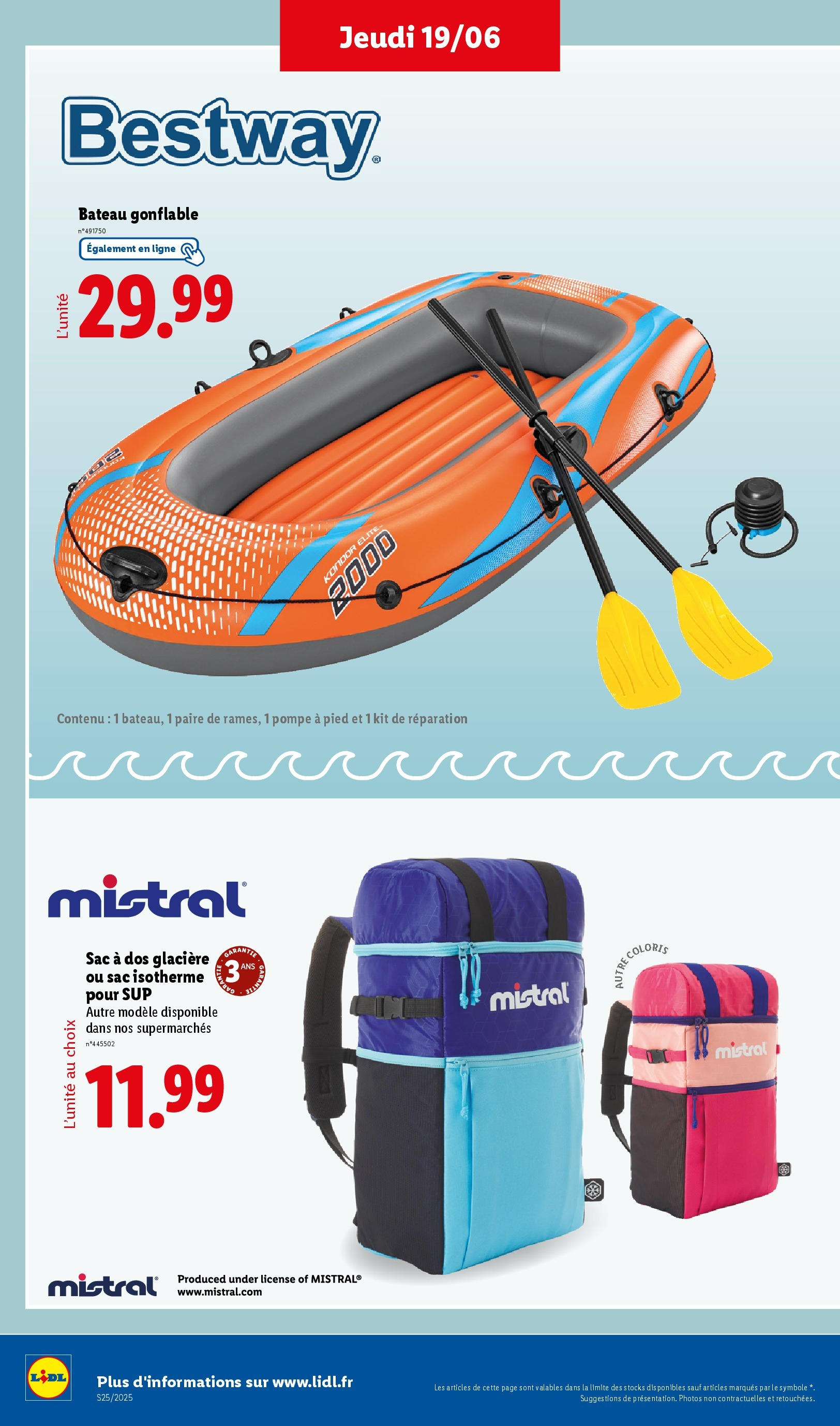 Catalogue LIDL du 18/06/2025 | Promo prospectus en ligne | Page: 32 | Produits: Sac isotherme, Sac, Glacière, Sac à dos Catalogue LIDL du 18/06/2025 | Promo prospectus en ligne | Page: 32 | Produits: Sac isotherme, Sac, Glacière, Sac à dos