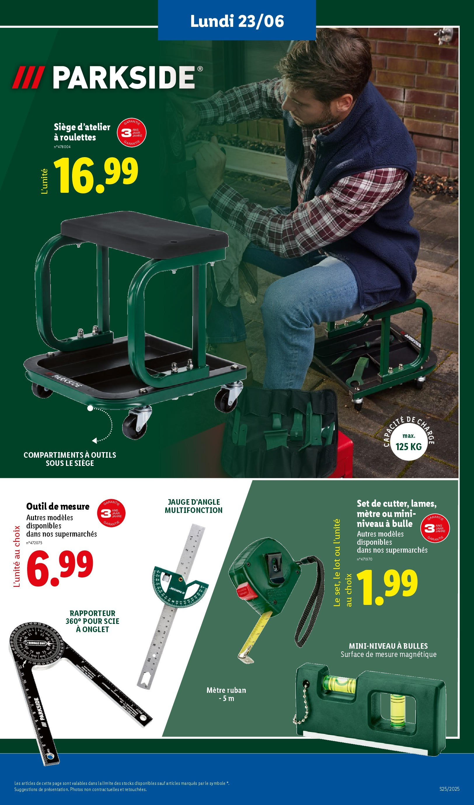 Catalogue LIDL du 18/06/2025 | Promo prospectus en ligne | Page: 49 | Produits: Mètre Catalogue LIDL du 18/06/2025 | Promo prospectus en ligne | Page: 49 | Produits: Mètre
