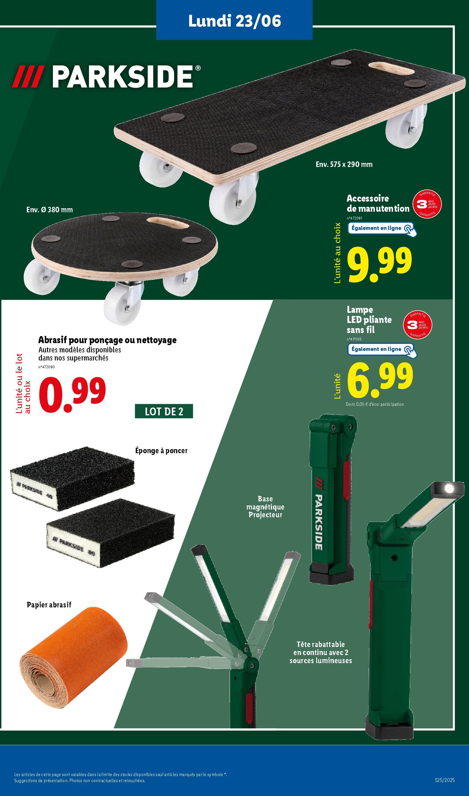 Catalogue LIDL du 18/06/2025 | Promo prospectus en ligne | Page: 51 | Produits: Base, lampe LED, Eponge, Lampe Catalogue LIDL du 18/06/2025 | Promo prospectus en ligne | Page: 51 | Produits: Base, lampe LED, Eponge, Lampe