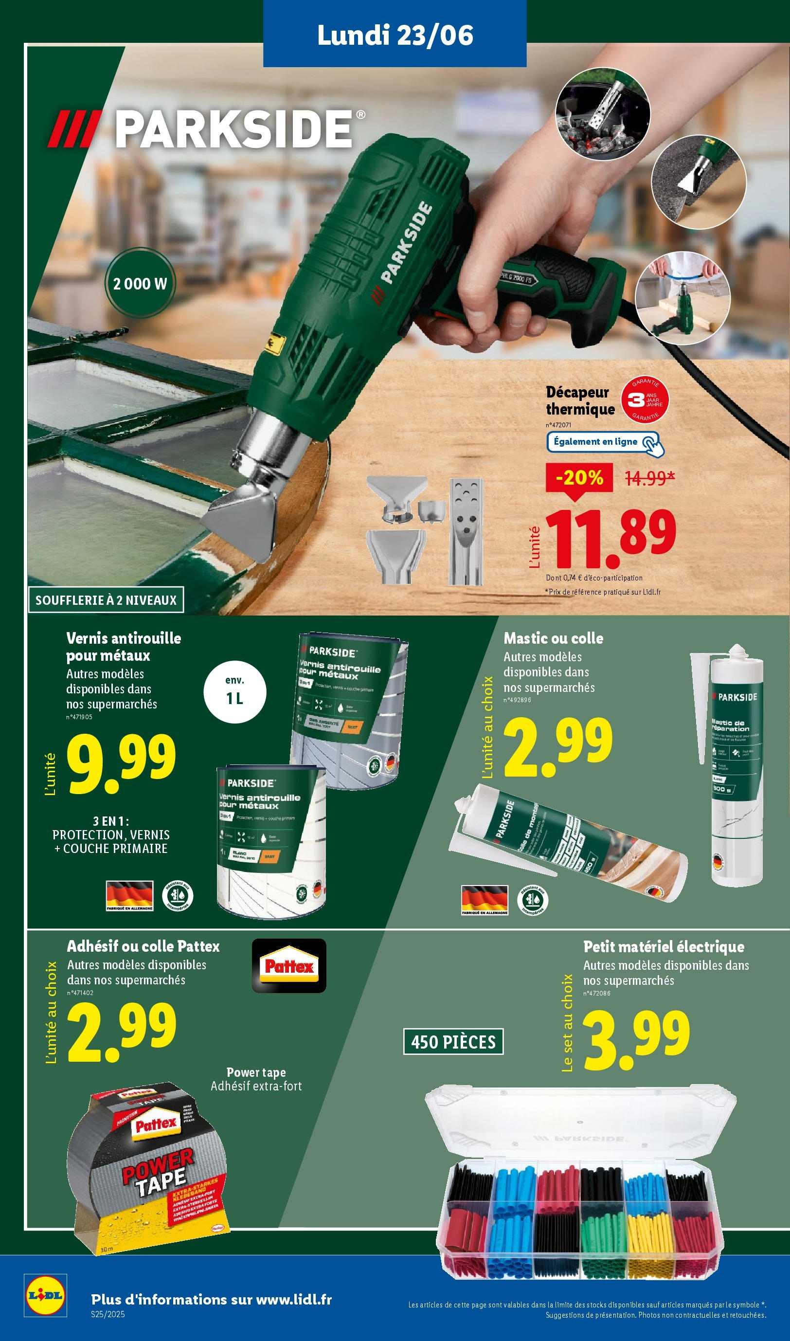 Catalogue LIDL du 18/06/2025 | Promo prospectus en ligne | Page: 54 | Produits: Colle Catalogue LIDL du 18/06/2025 | Promo prospectus en ligne | Page: 54 | Produits: Colle