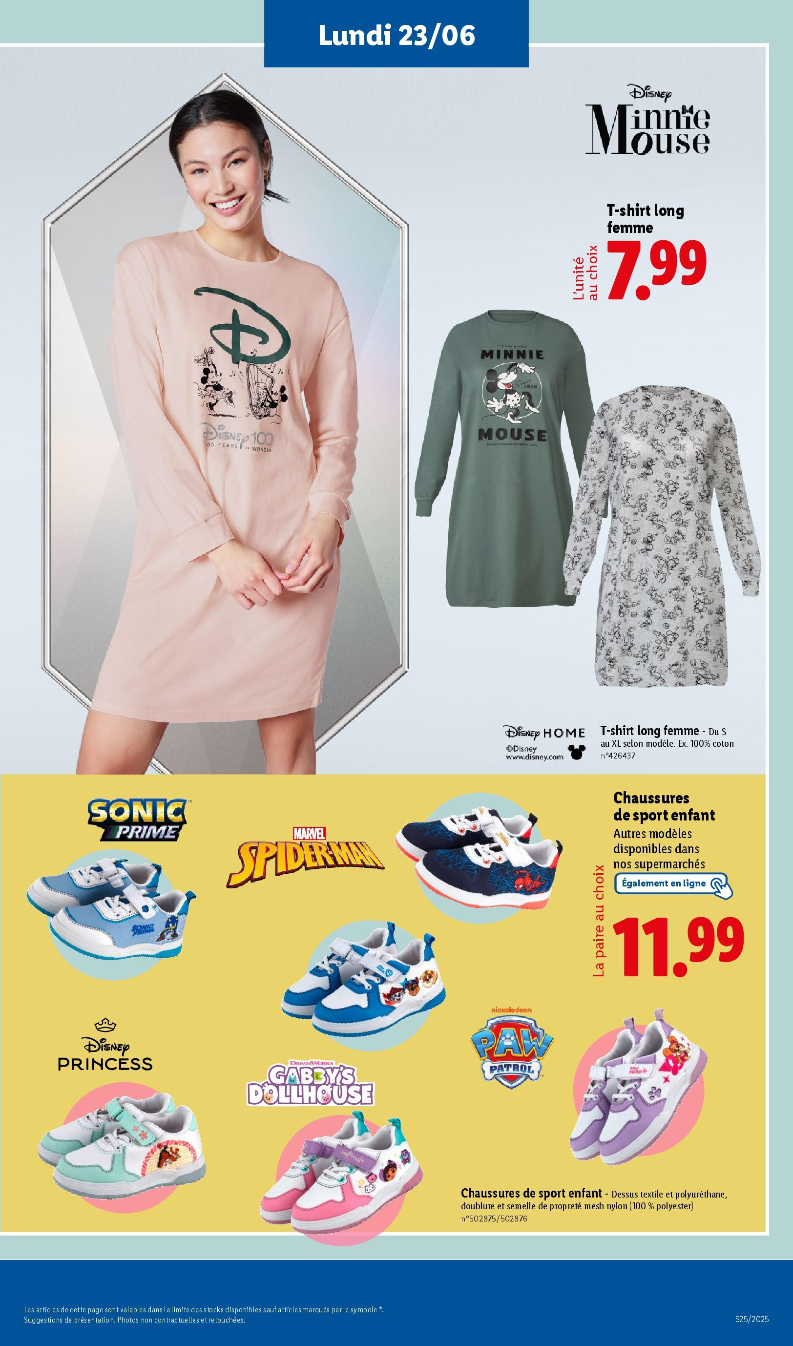 Catalogue LIDL du 18/06/2025 | Promo prospectus en ligne | Page: 65 | Produits: Coton, Chaussures de sport, T-shirt Catalogue LIDL du 18/06/2025 | Promo prospectus en ligne | Page: 65 | Produits: Coton, Chaussures de sport, T-shirt