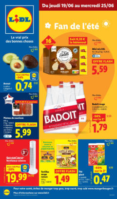 Prévisualisation de Retrouvez une gamme de produits pour vos repas d'été, toujours à prix Lidl ! du magasin LIDL formulaire valide 18/06/2025