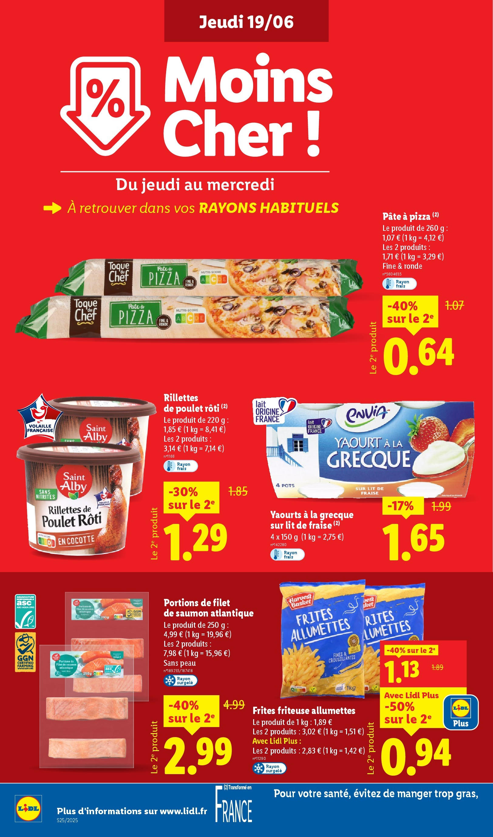 Catalogue LIDL du 18/06/2025 | Promo prospectus en ligne | Page: 10 | Produits: Lit, Filet de saumon, Lait, Pizza Catalogue LIDL du 18/06/2025 | Promo prospectus en ligne | Page: 10 | Produits: Lit, Filet de saumon, Lait, Pizza