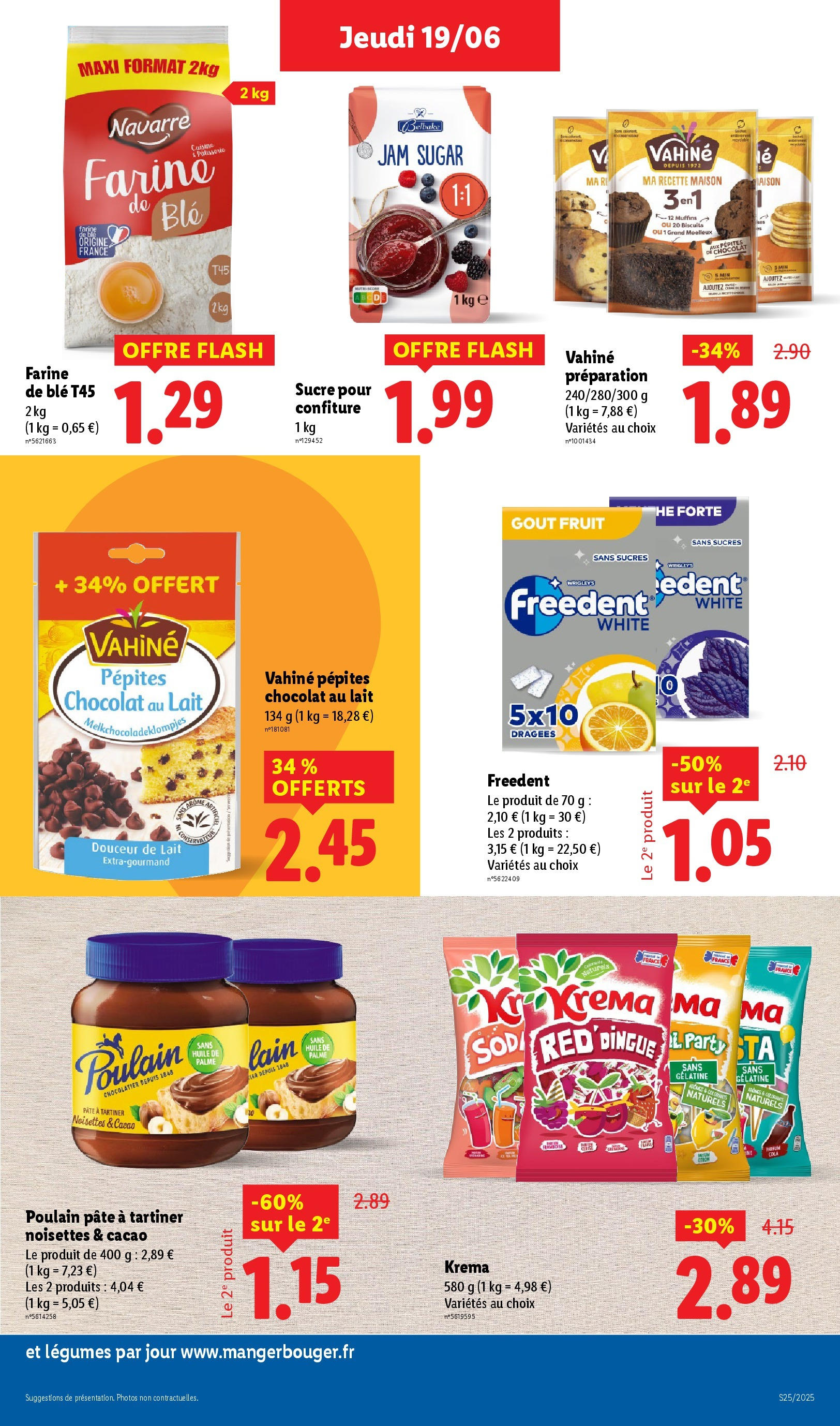 Catalogue LIDL du 18/06/2025 | Promo prospectus en ligne | Page: 21 | Produits: Muffins, Farine de ble, Lait, Huile Catalogue LIDL du 18/06/2025 | Promo prospectus en ligne | Page: 21 | Produits: Muffins, Farine de ble, Lait, Huile