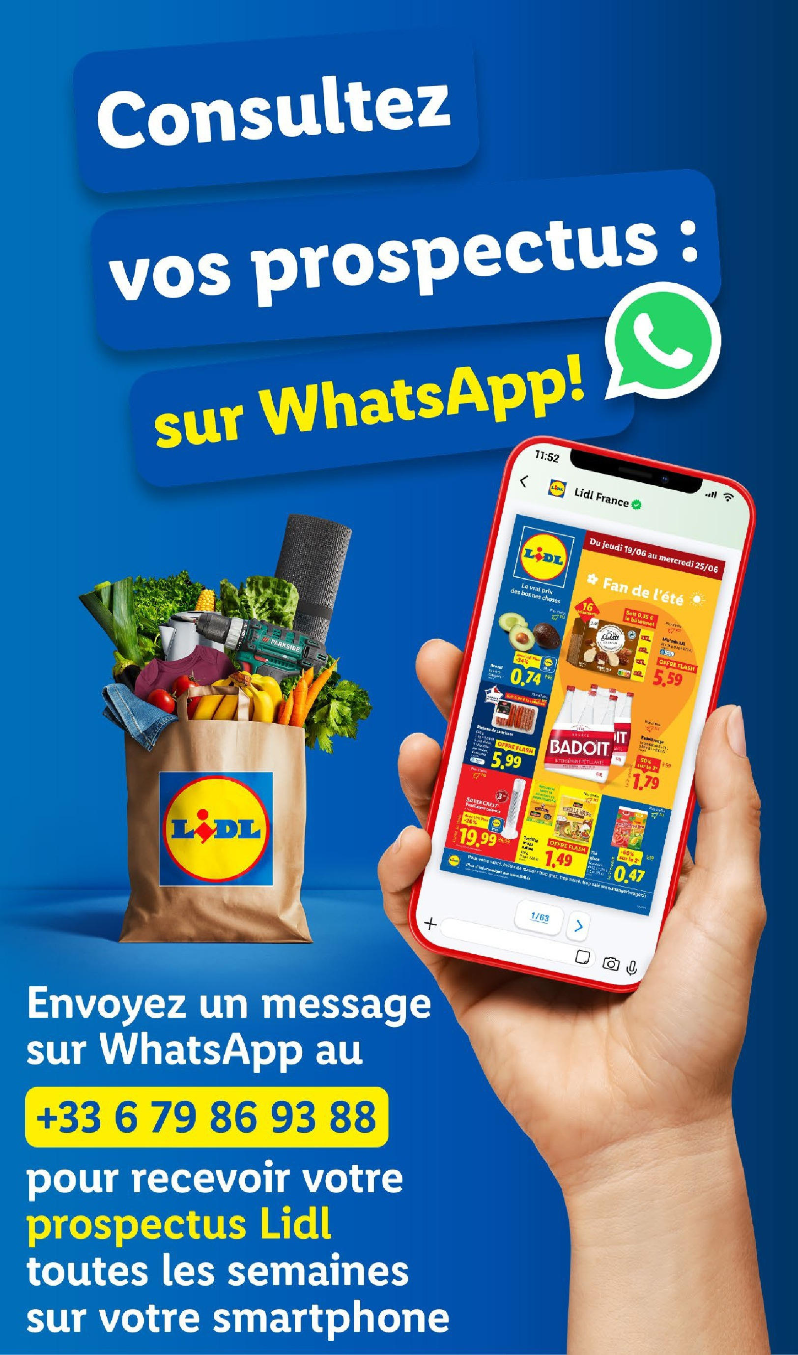 Catalogue LIDL du 18/06/2025 | Promo prospectus en ligne | Page: 75 | Produits: Smartphone, Avocat, Saucisse, Tomates Catalogue LIDL du 18/06/2025 | Promo prospectus en ligne | Page: 75 | Produits: Smartphone, Avocat, Saucisse, Tomates