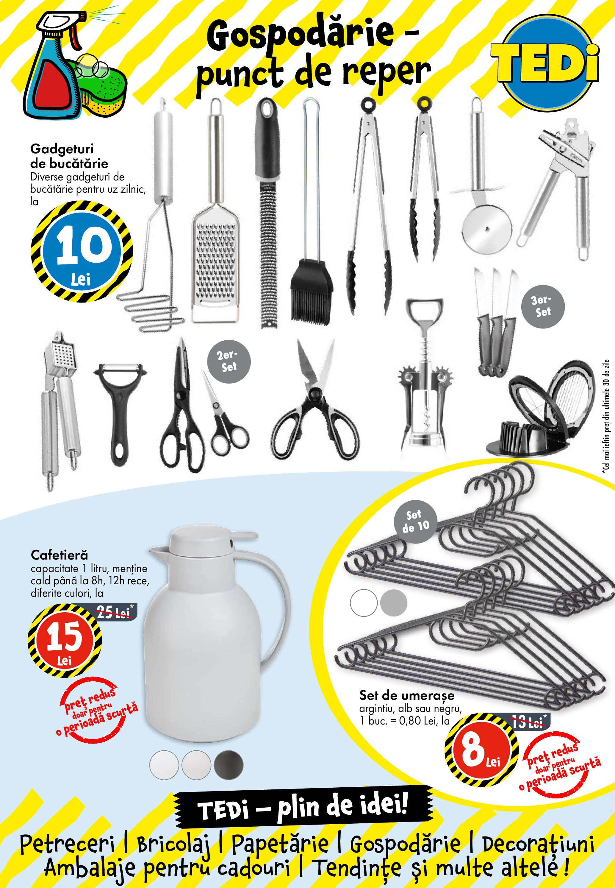 TEDi - Catalog TEDi până în data de 21.06.2025 - Oferta 14.06.2025 - 21.06.2025 | Pagină: 9 | Produse: Cafetieră, Bucătărie