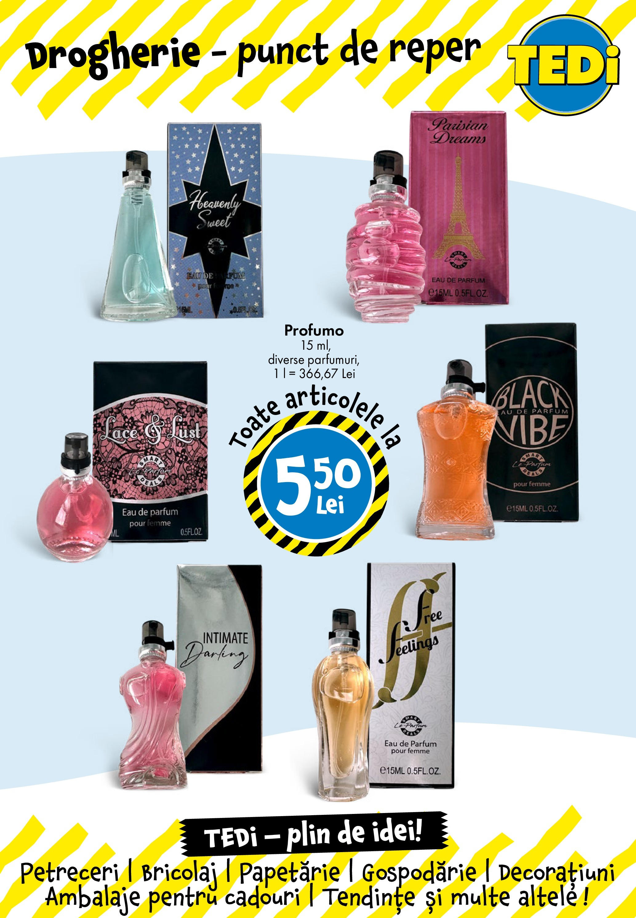 TEDi - Catalog TEDi până în data de 21.06.2025 - Oferta 14.06.2025 - 21.06.2025 | Pagină: 11 | Produse: Parfum