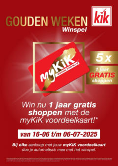 Voorbeeld van Gouden Weken van winkel KiK geldig vanaf 15-06-2025