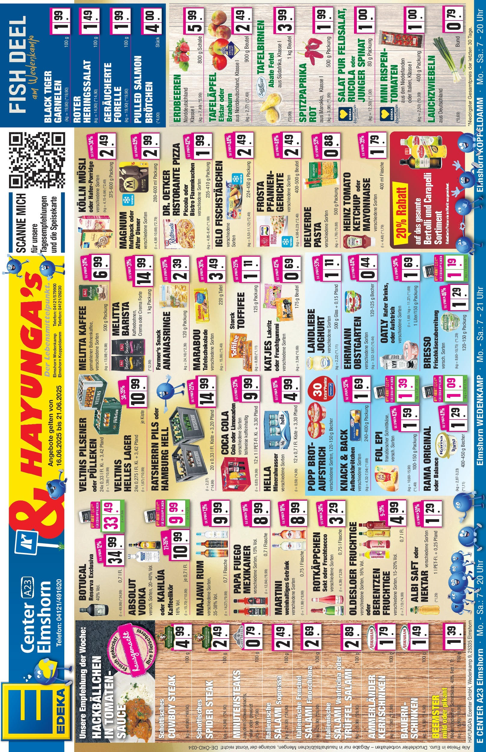 Edeka prospekt Elmshorn	 (ab 16.06.2025) » Angebote Online | Seite: 1 | Produkte: Rotkappchen sekt, Musli, Melitta kaffee, Rucola