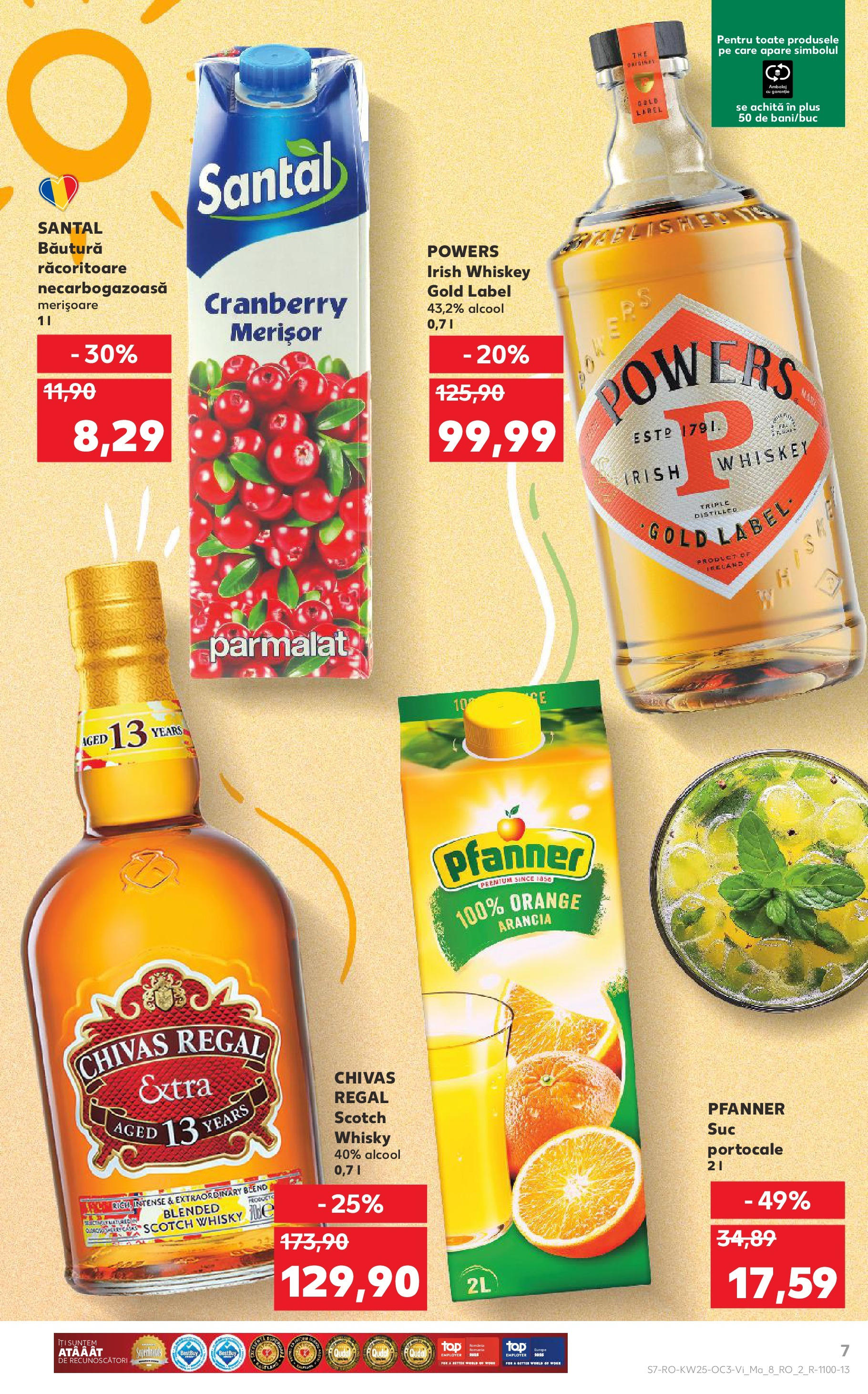 Catalog Kaufland - Bistriţa 20.06.2025 - Revista si Oferta | Pagină: 7 | Produse: Portocale, Whiskey, Çocuk sutyeni