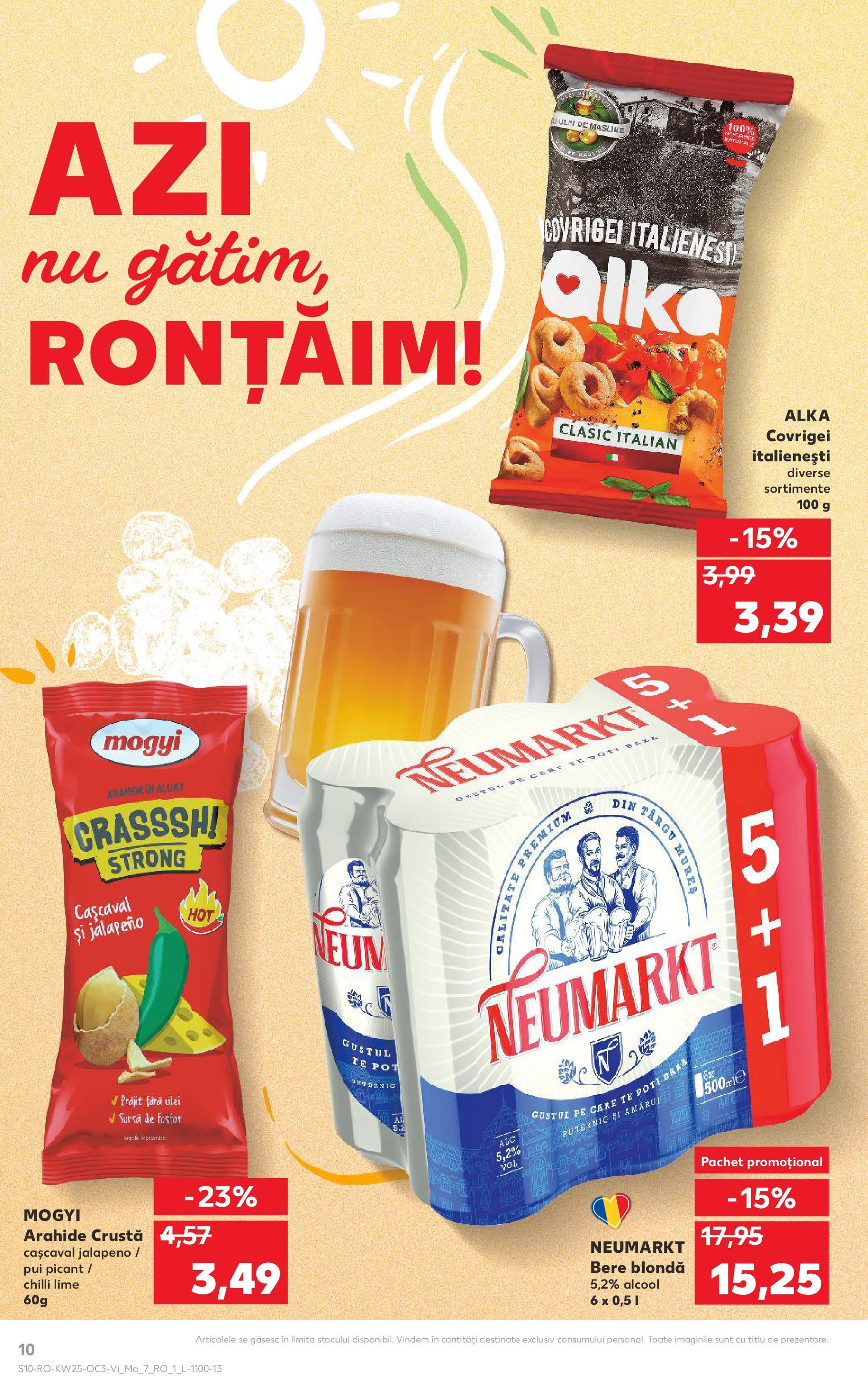 Catalog Kaufland - Bistriţa 20.06.2025 - Revista si Oferta | Pagină: 10 | Produse: Chilli, Lime, Arahide, Covrigei