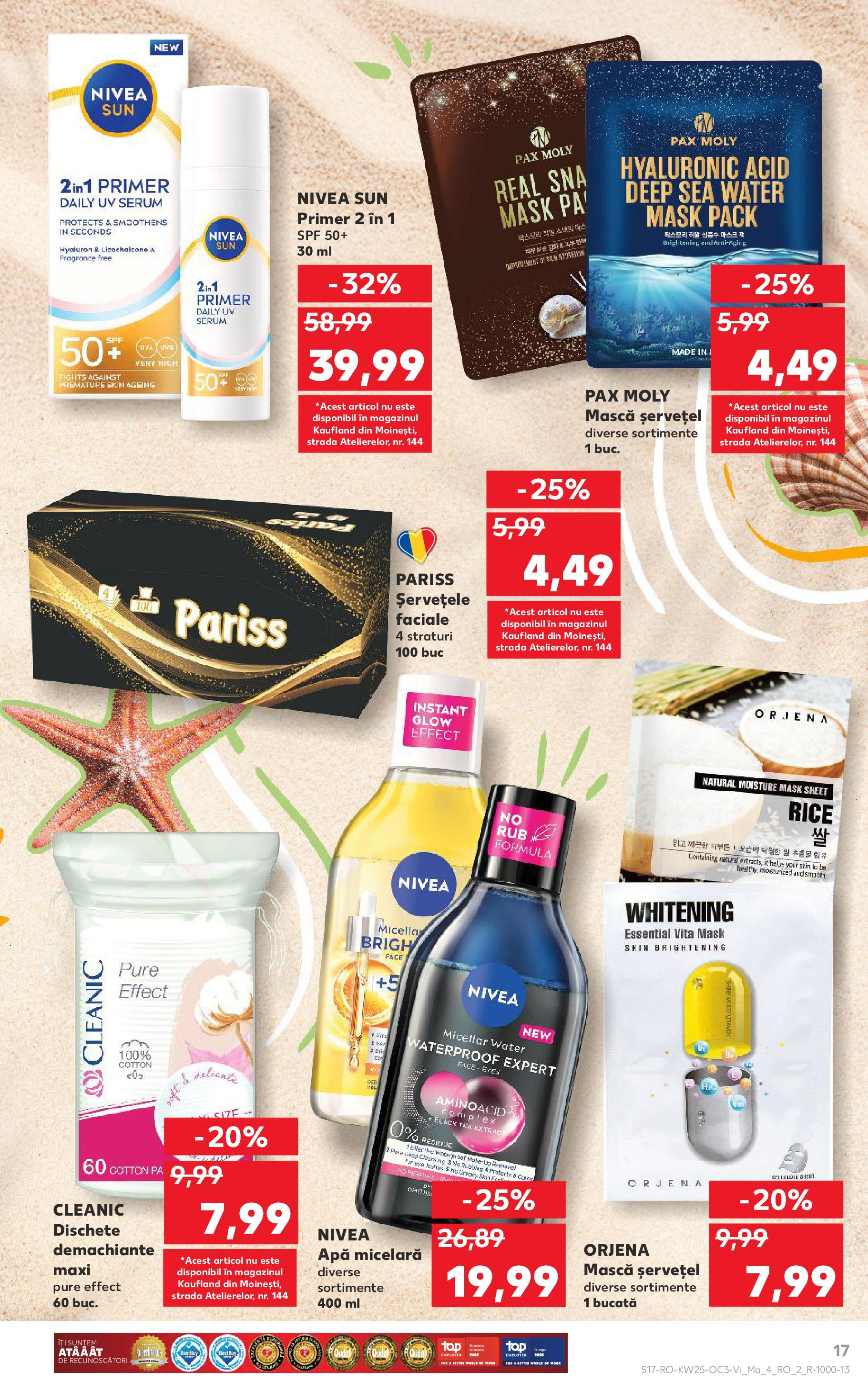 Catalog Kaufland - Bistriţa 20.06.2025 - Revista si Oferta | Pagină: 17 | Produse: Serum, Apă micelară, Apă