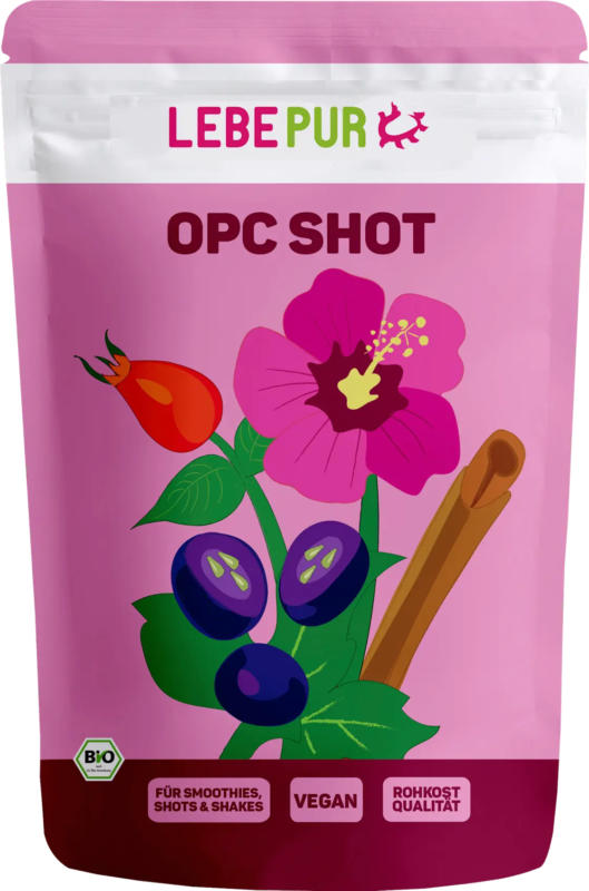 Lebepur Getränkepulver, OPC Shot