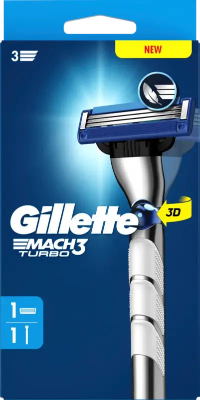 Gillette Rasierer, Mach3 Turbo 3D