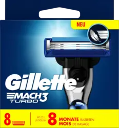 Gillette Rasierklingen Mach3 Turbo