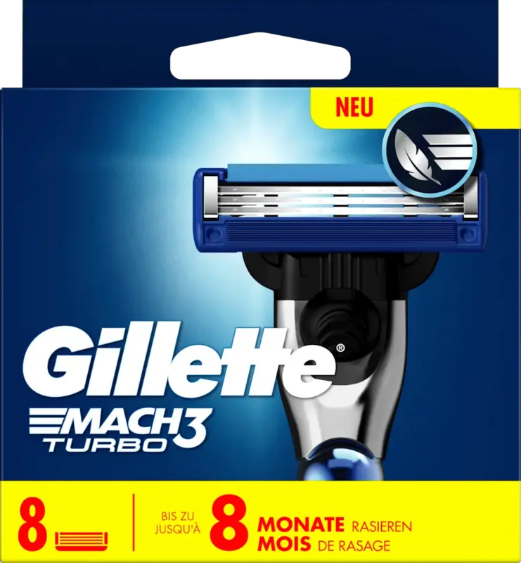 Gillette Rasierklingen Mach3 Turbo