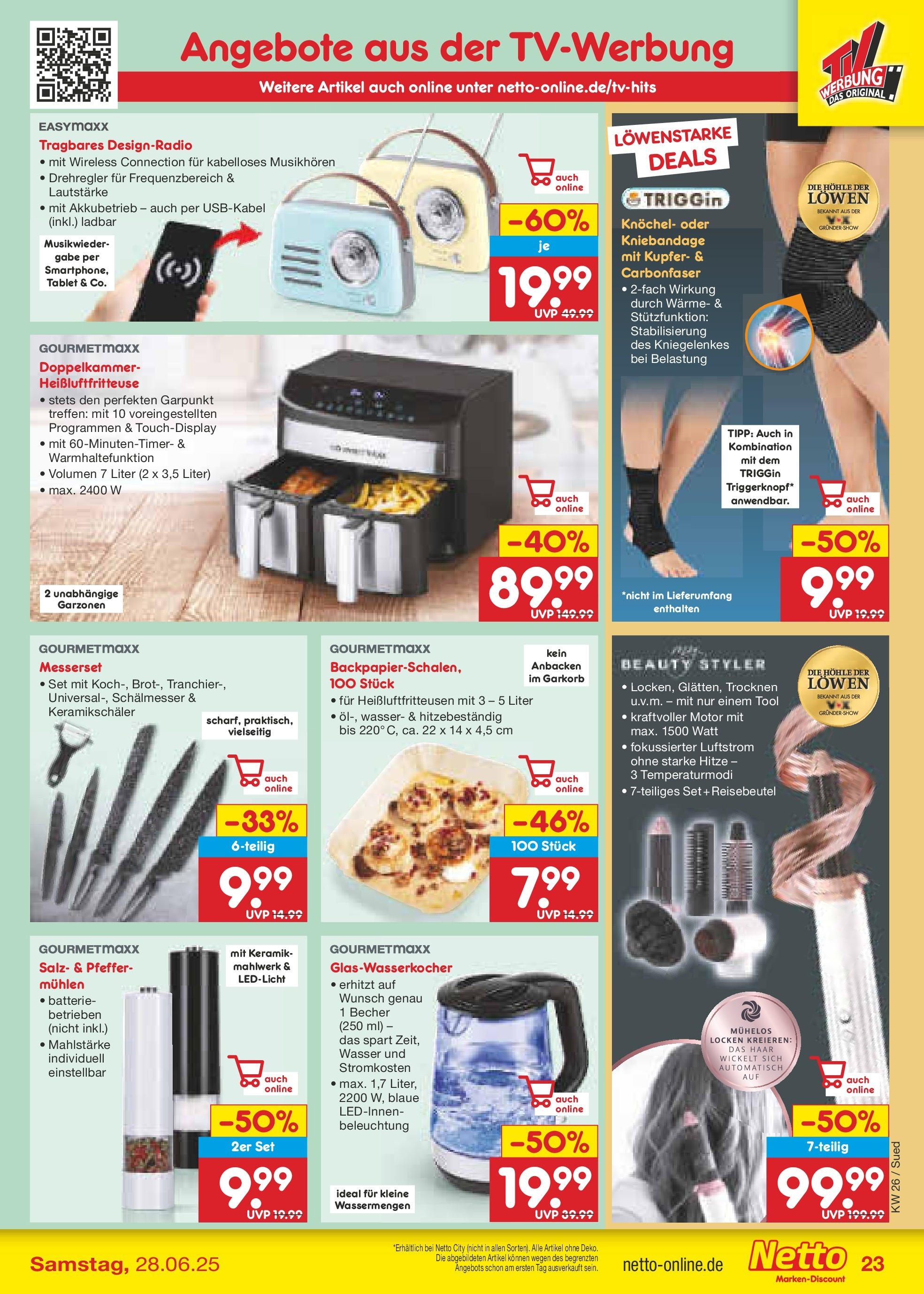 Netto Marken-Discount prospekt Ergolding (ab 22.06.2025) » Angebote | Seite: 31 | Produkte: Wasser, Pfeffer, Tablet, Radio Netto Marken-Discount prospekt Ergolding (ab 22.06.2025) » Angebote | Seite: 31 | Produkte: Wasser, Pfeffer, Tablet, Radio