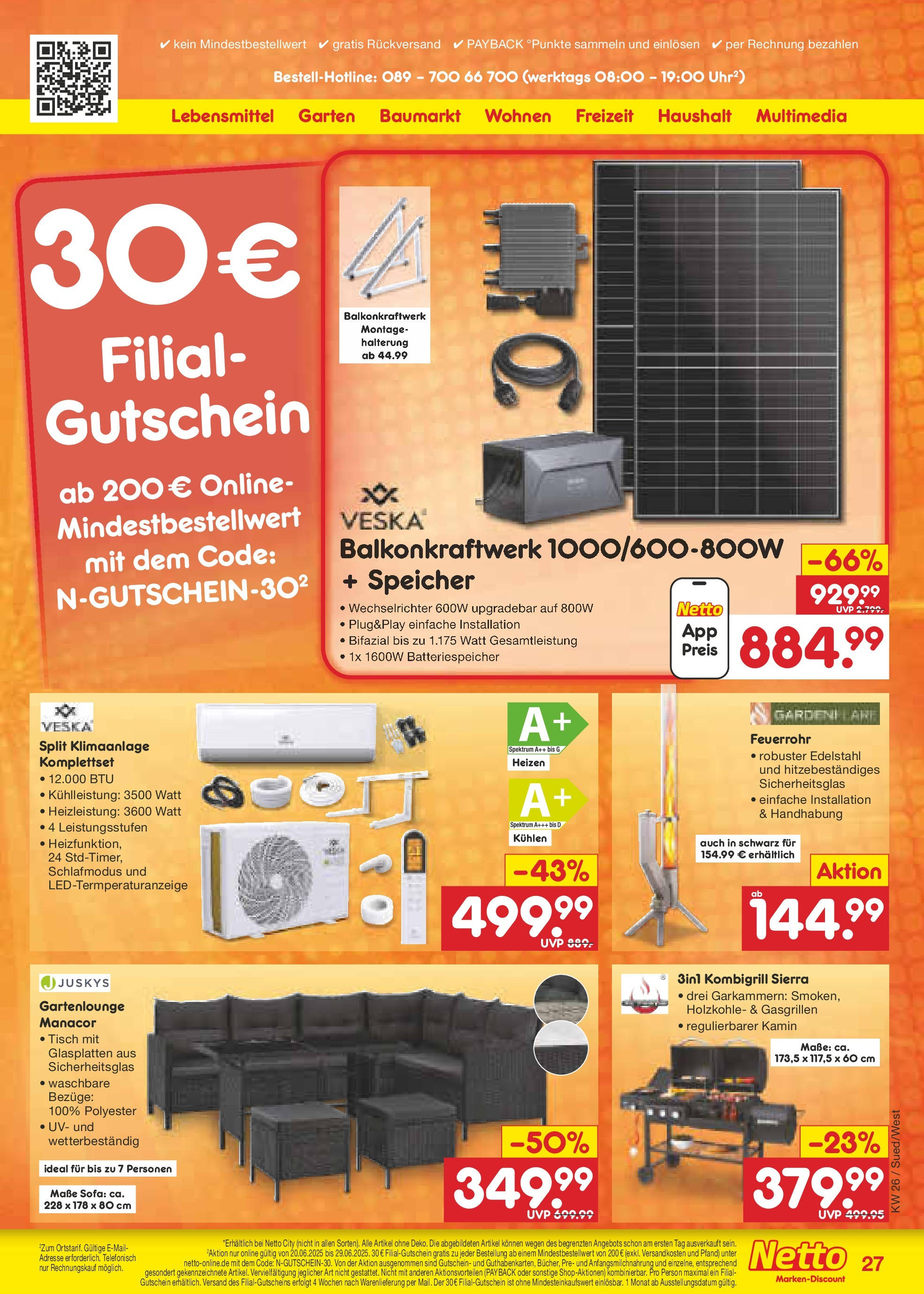 Netto Marken-Discount prospekt Ergolding (ab 22.06.2025) » Angebote | Seite: 37 | Produkte: Grill, Kamin, Sofa, Tisch Netto Marken-Discount prospekt Ergolding (ab 22.06.2025) » Angebote | Seite: 37 | Produkte: Grill, Kamin, Sofa, Tisch