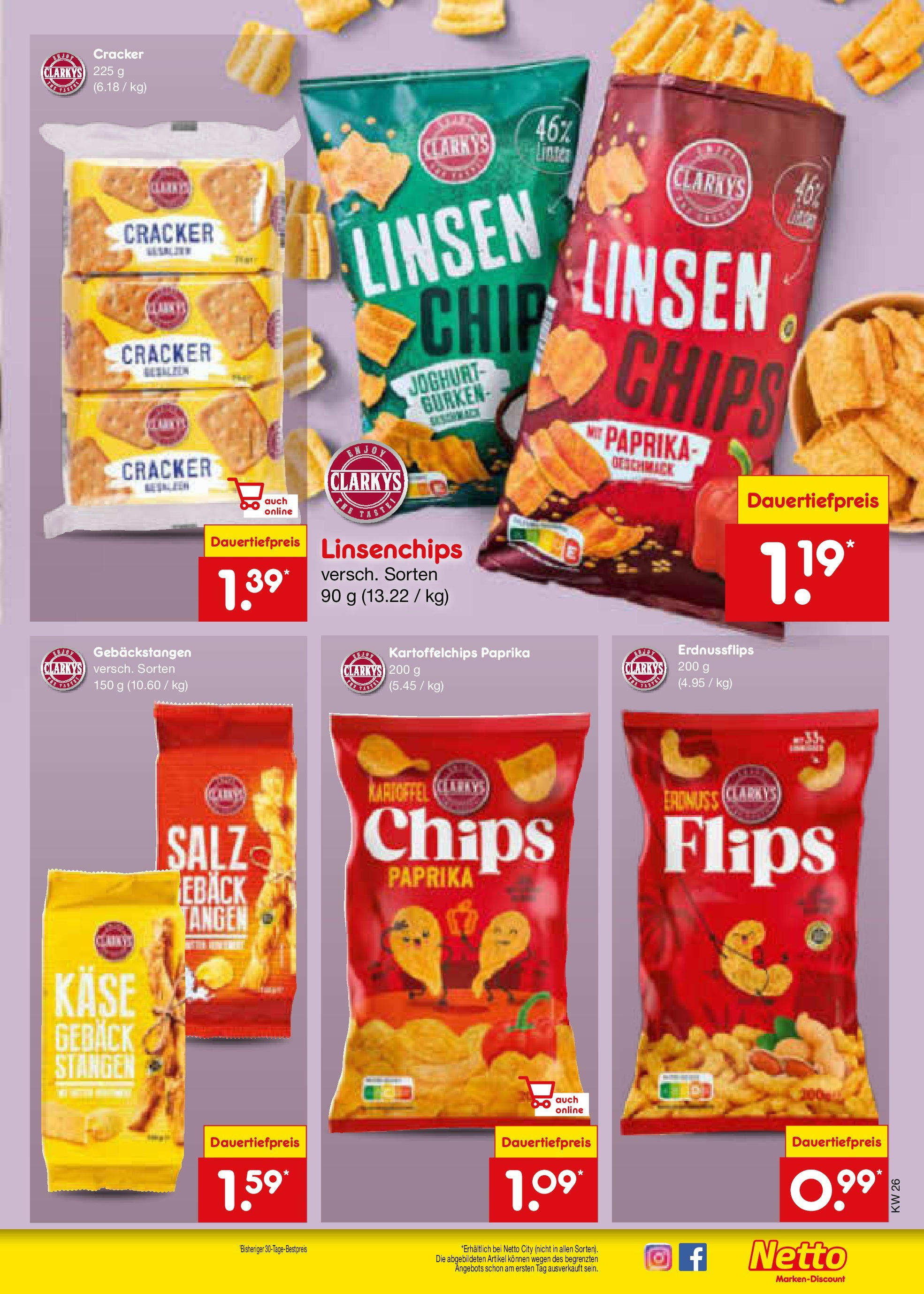 Netto Marken-Discount prospekt Berlin-Spandau (ab 22.06.2025) » Angebote | Seite: 53 | Produkte: Käse, Joghurt, Salz, Chips Netto Marken-Discount prospekt Berlin-Spandau (ab 22.06.2025) » Angebote | Seite: 53 | Produkte: Käse, Joghurt, Salz, Chips