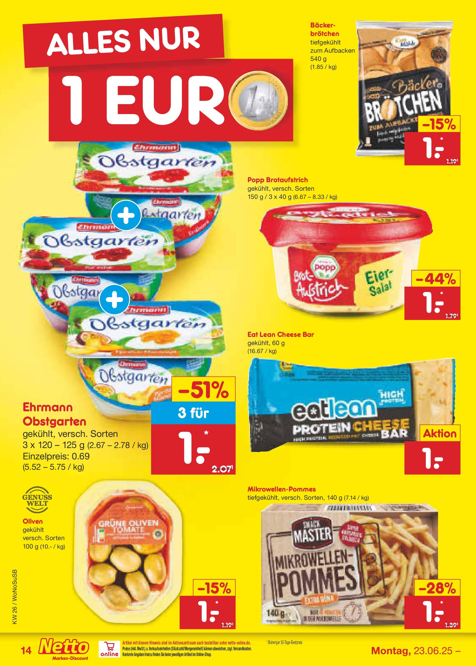 Netto Marken-Discount prospekt Lahnau (ab 22.06.2025) » Angebote | Seite: 20 | Produkte: Eier, Pommes, Salat Netto Marken-Discount prospekt Lahnau (ab 22.06.2025) » Angebote | Seite: 20 | Produkte: Eier, Pommes, Salat