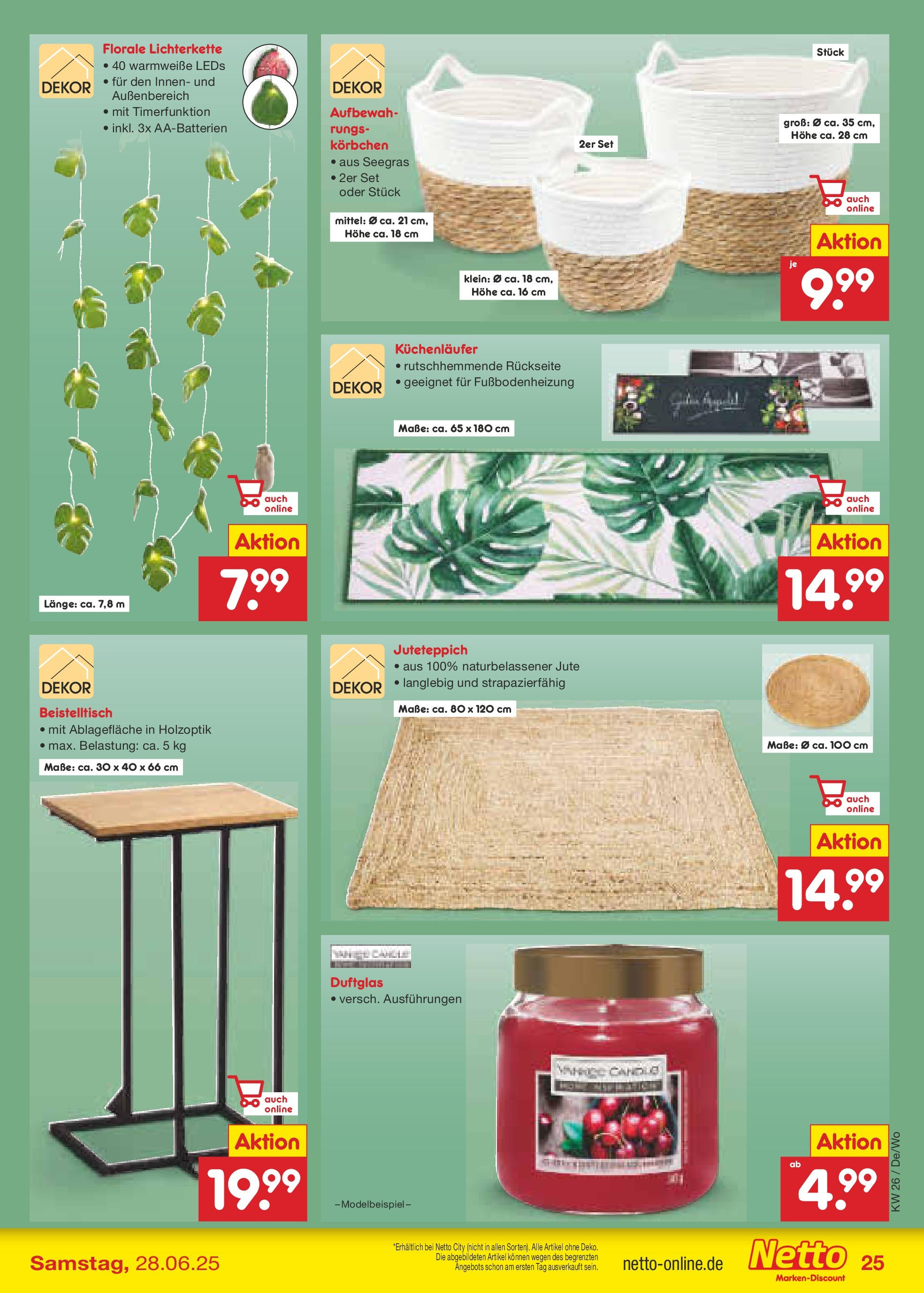 Netto Marken-Discount prospekt Lahnau (ab 22.06.2025) » Angebote | Seite: 33 | Produkte: Beistelltisch Netto Marken-Discount prospekt Lahnau (ab 22.06.2025) » Angebote | Seite: 33 | Produkte: Beistelltisch