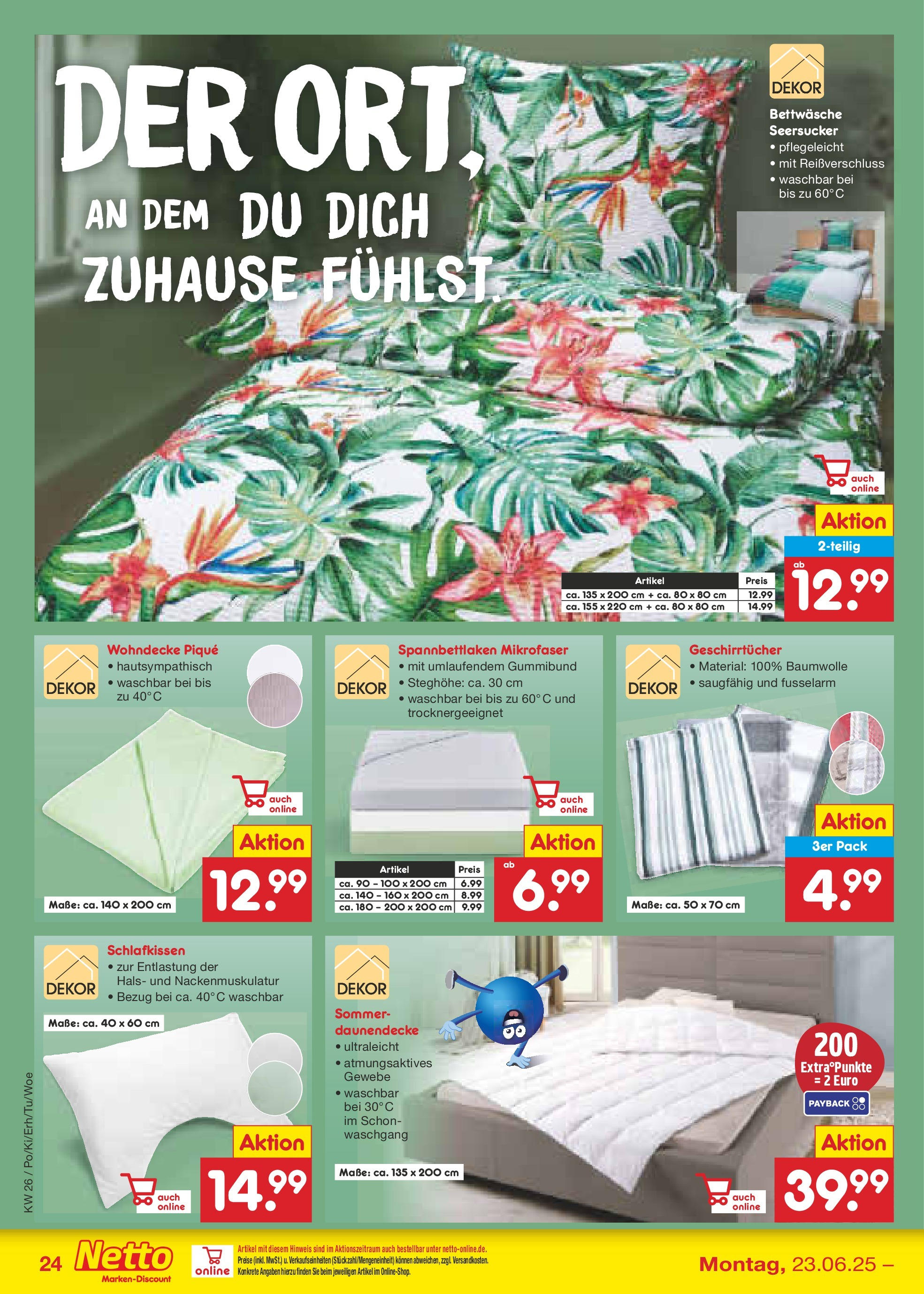 Netto Marken-Discount prospekt Ergolding (ab 22.06.2025) » Angebote | Seite: 32 | Produkte: Bettwäsche Netto Marken-Discount prospekt Ergolding (ab 22.06.2025) » Angebote | Seite: 32 | Produkte: Bettwäsche