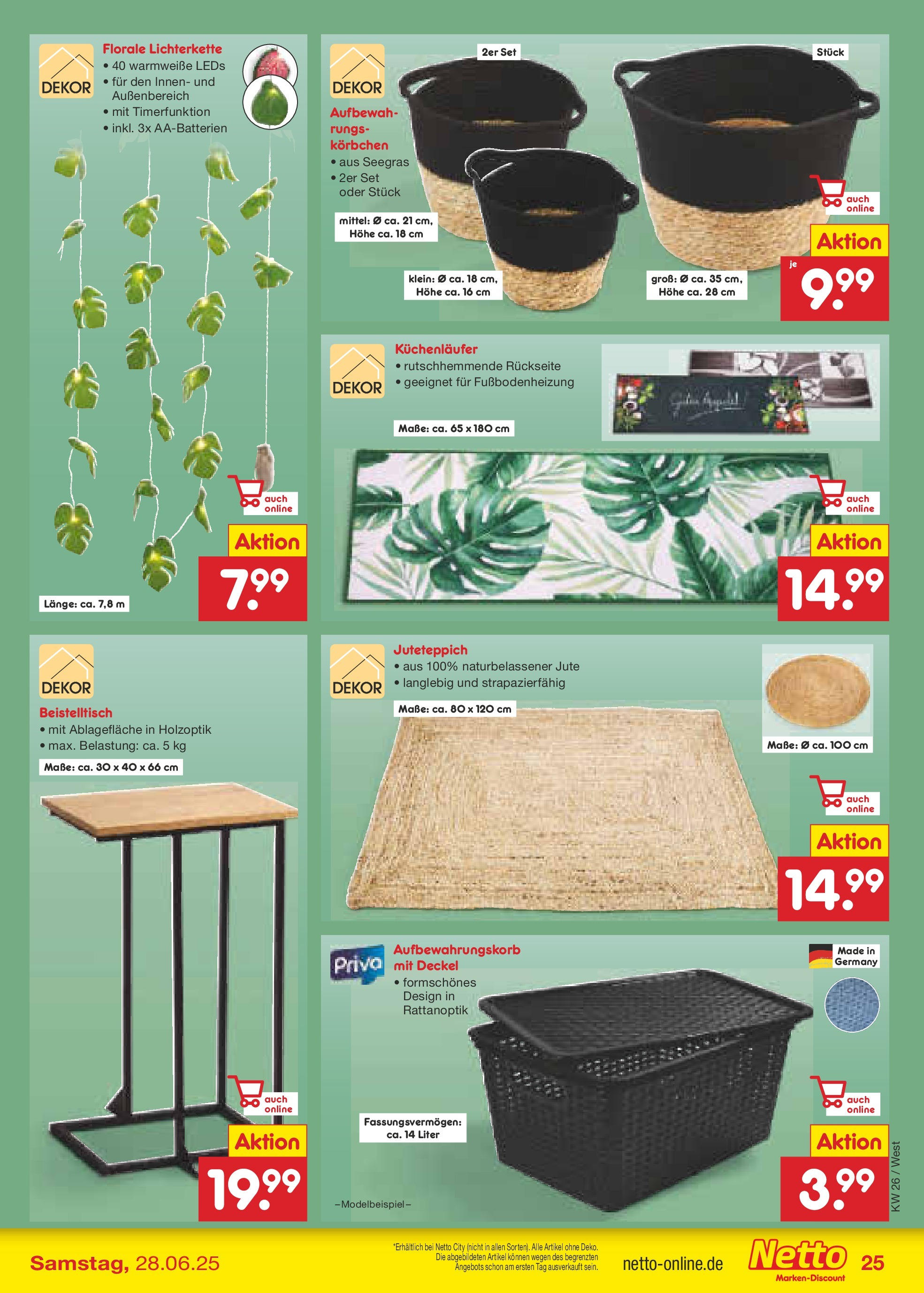 Netto Marken-Discount prospekt Bonn (ab 22.06.2025) » Angebote | Seite: 33 | Produkte: Beistelltisch Netto Marken-Discount prospekt Bonn (ab 22.06.2025) » Angebote | Seite: 33 | Produkte: Beistelltisch