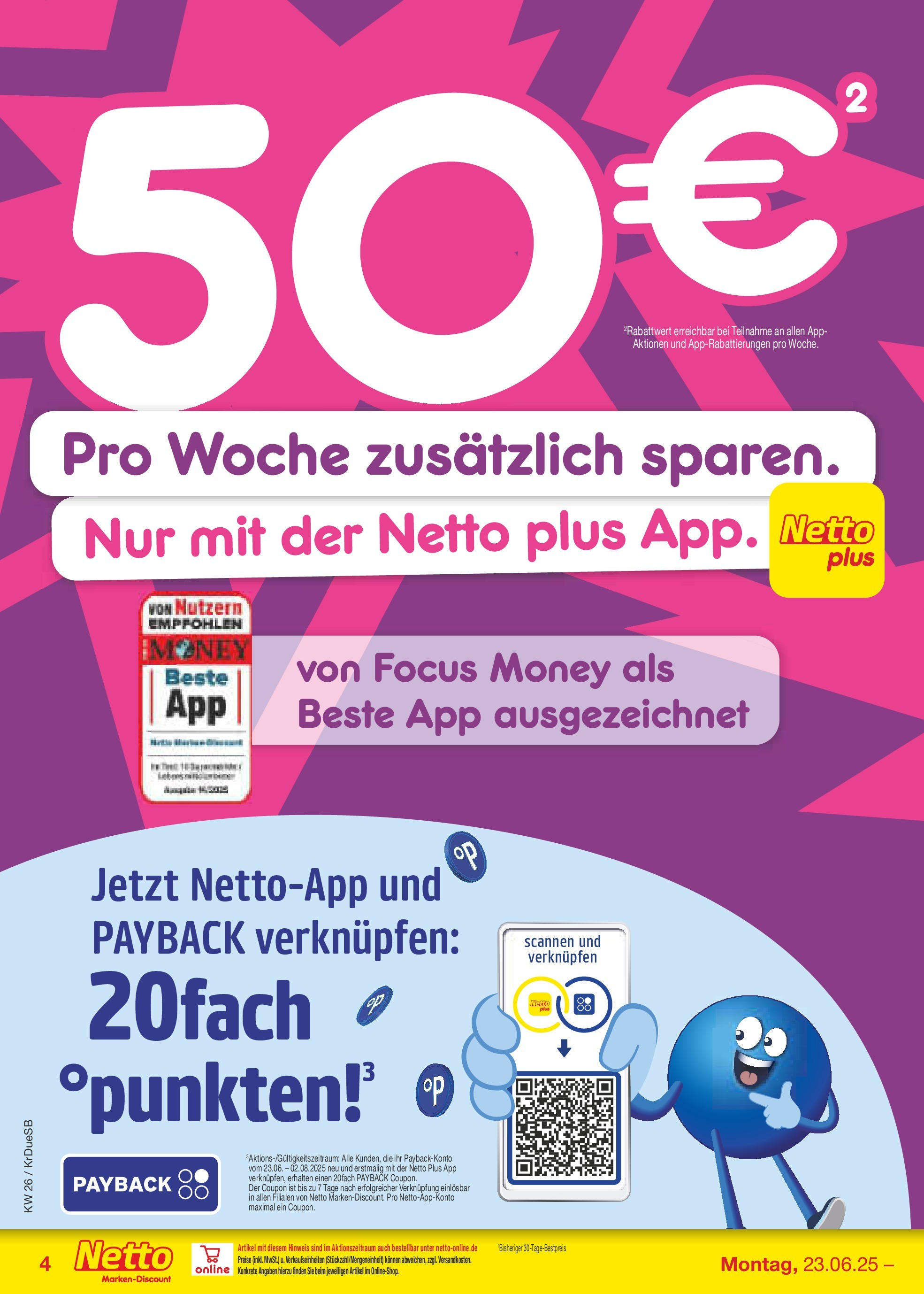 Netto Marken-Discount prospekt Düsseldorf-Rath (ab 22.06.2025) » Angebote | Seite: 4 Netto Marken-Discount prospekt Düsseldorf-Rath (ab 22.06.2025) » Angebote | Seite: 4