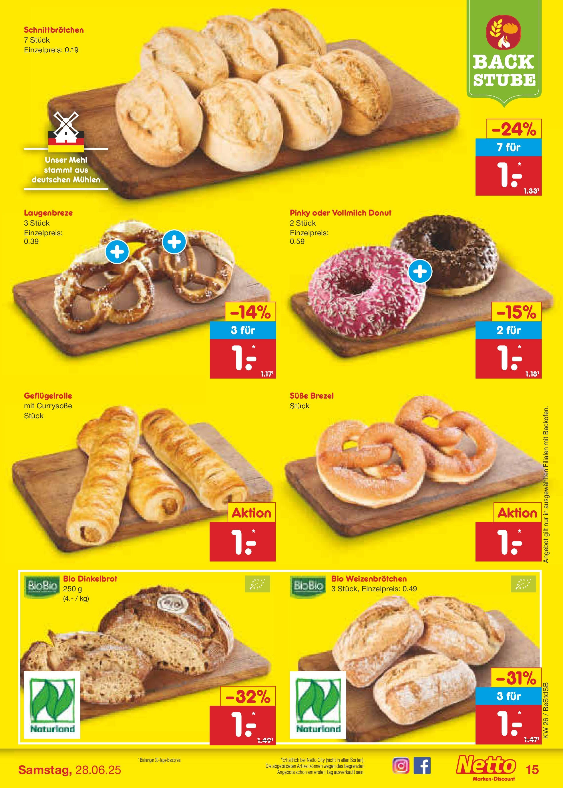 Netto Marken-Discount prospekt Berlin-Spandau (ab 22.06.2025) » Angebote | Seite: 21 | Produkte: Mehl Netto Marken-Discount prospekt Berlin-Spandau (ab 22.06.2025) » Angebote | Seite: 21 | Produkte: Mehl