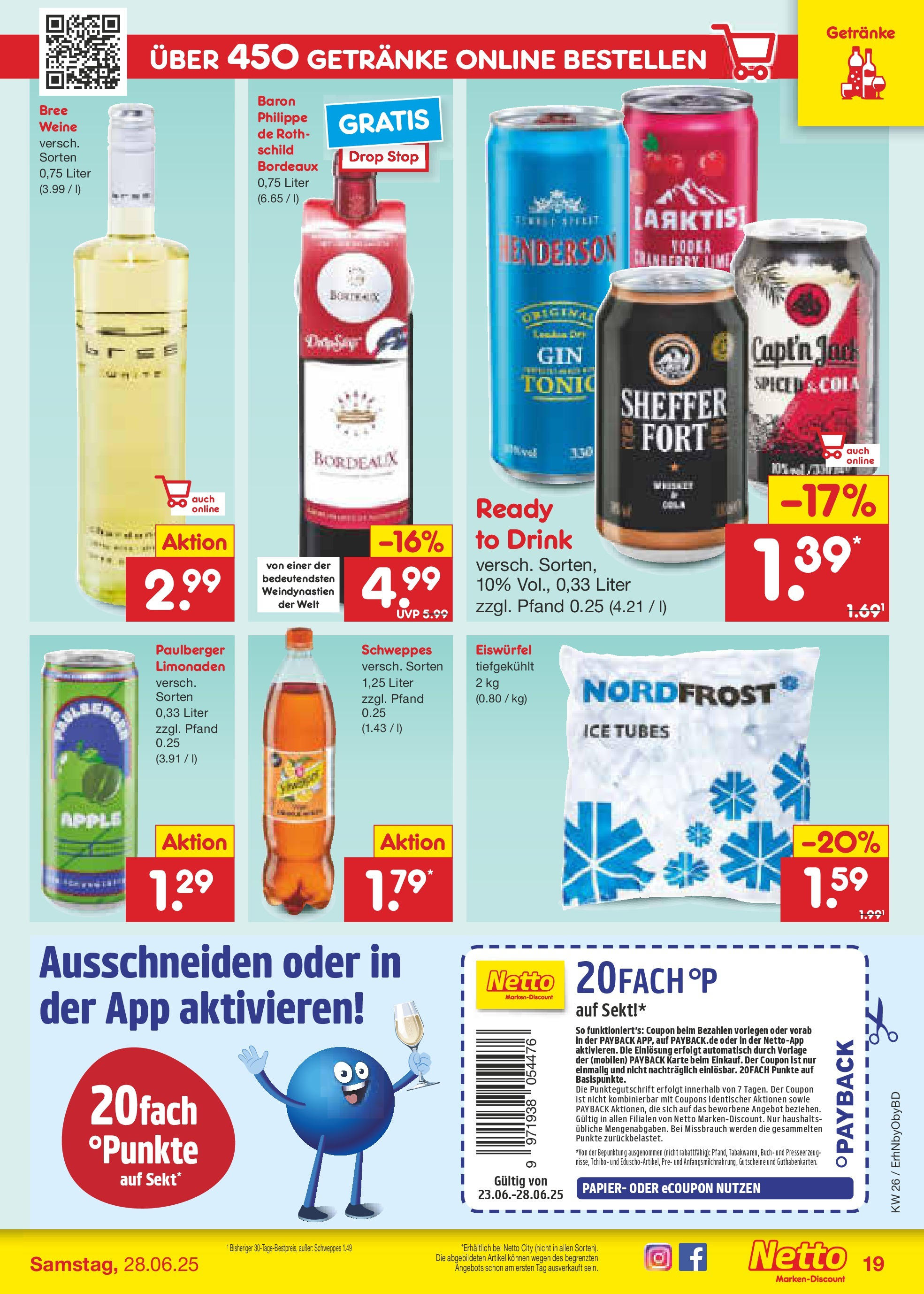 Netto Marken-Discount prospekt Ergolding (ab 22.06.2025) » Angebote | Seite: 27 | Produkte: Cola, Sekt, Apple, Vodka Netto Marken-Discount prospekt Ergolding (ab 22.06.2025) » Angebote | Seite: 27 | Produkte: Cola, Sekt, Apple, Vodka