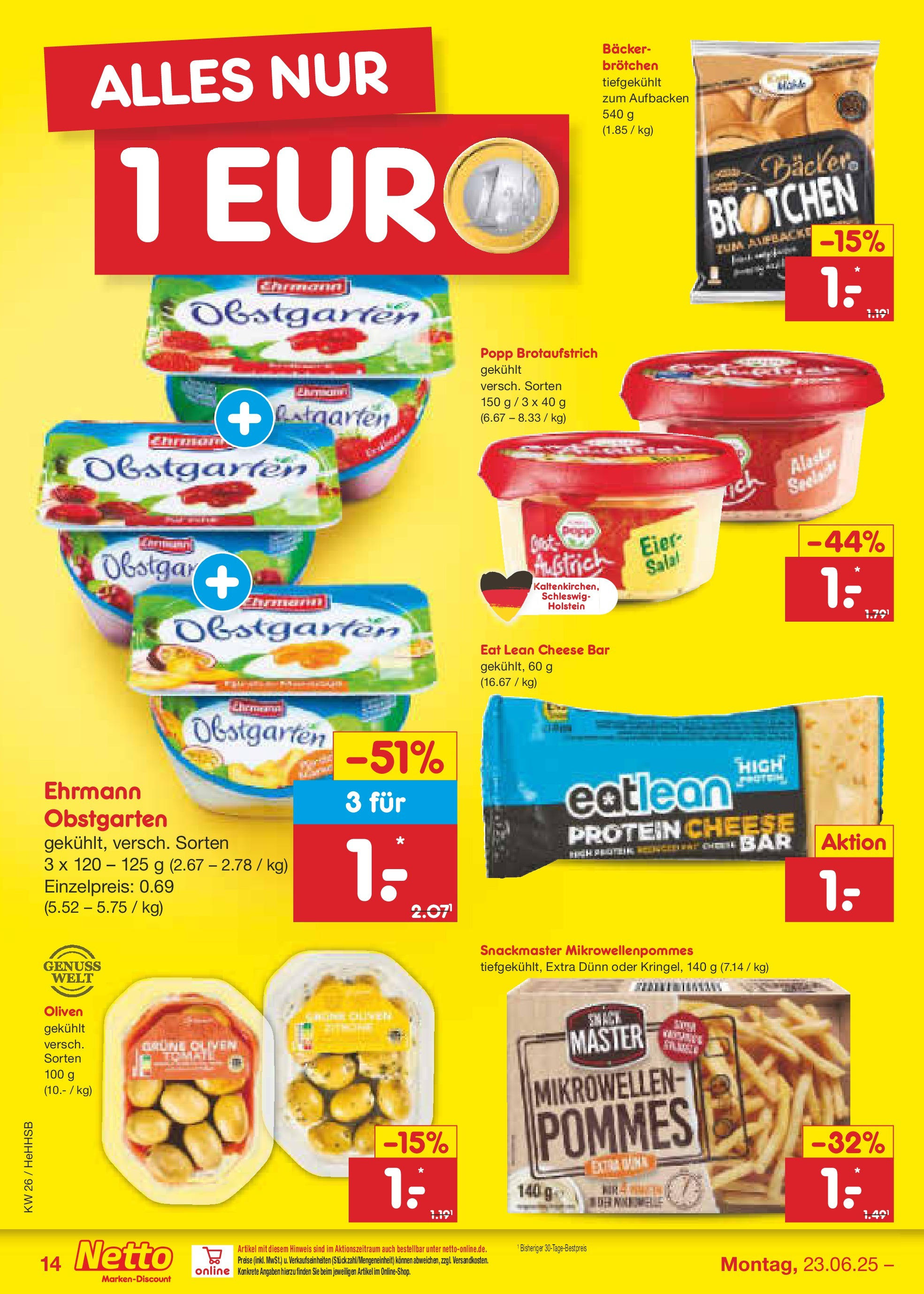 Netto Marken-Discount prospekt Hamburg (ab 22.06.2025) » Angebote | Seite: 20 | Produkte: Eier, Pommes, Salat Netto Marken-Discount prospekt Hamburg (ab 22.06.2025) » Angebote | Seite: 20 | Produkte: Eier, Pommes, Salat