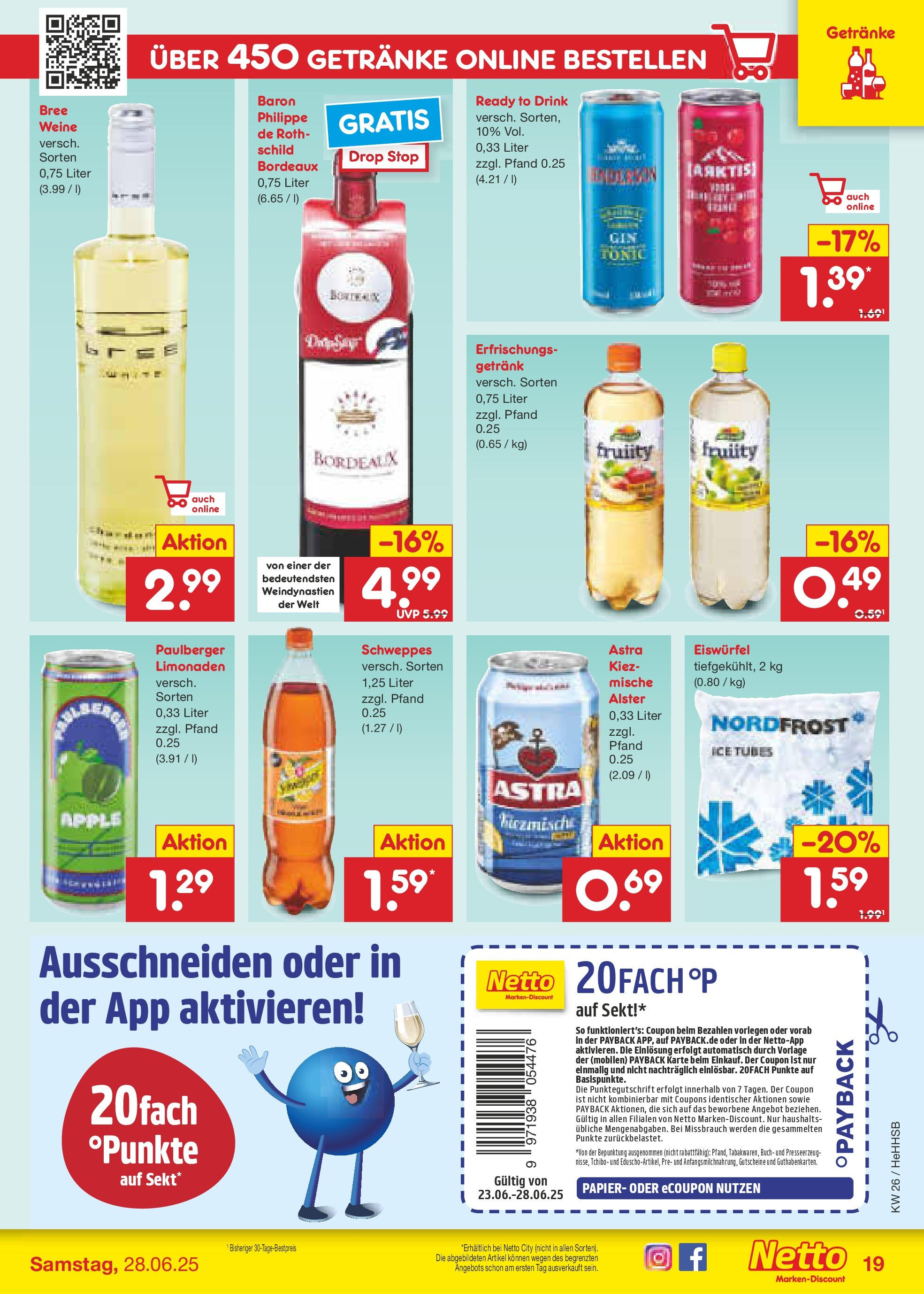 Netto Marken-Discount prospekt Hamburg (ab 22.06.2025) » Angebote | Seite: 27 | Produkte: Sekt, Astra, Schweppes, Apple Netto Marken-Discount prospekt Hamburg (ab 22.06.2025) » Angebote | Seite: 27 | Produkte: Sekt, Astra, Schweppes, Apple