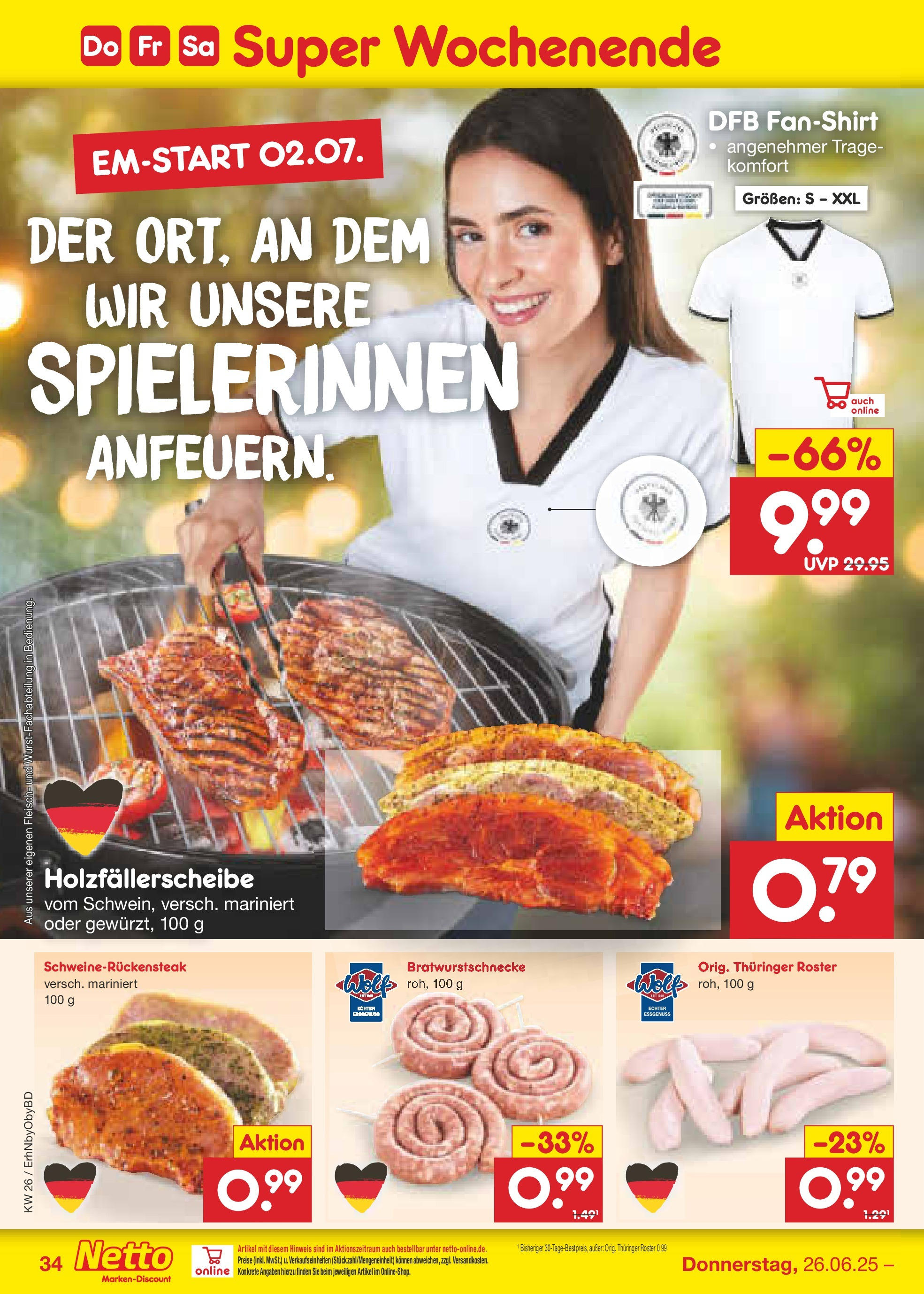 Netto Marken-Discount prospekt Ergolding (ab 22.06.2025) » Angebote | Seite: 50 | Produkte: T-Shirt, Steak, Fleisch Netto Marken-Discount prospekt Ergolding (ab 22.06.2025) » Angebote | Seite: 50 | Produkte: T-Shirt, Steak, Fleisch