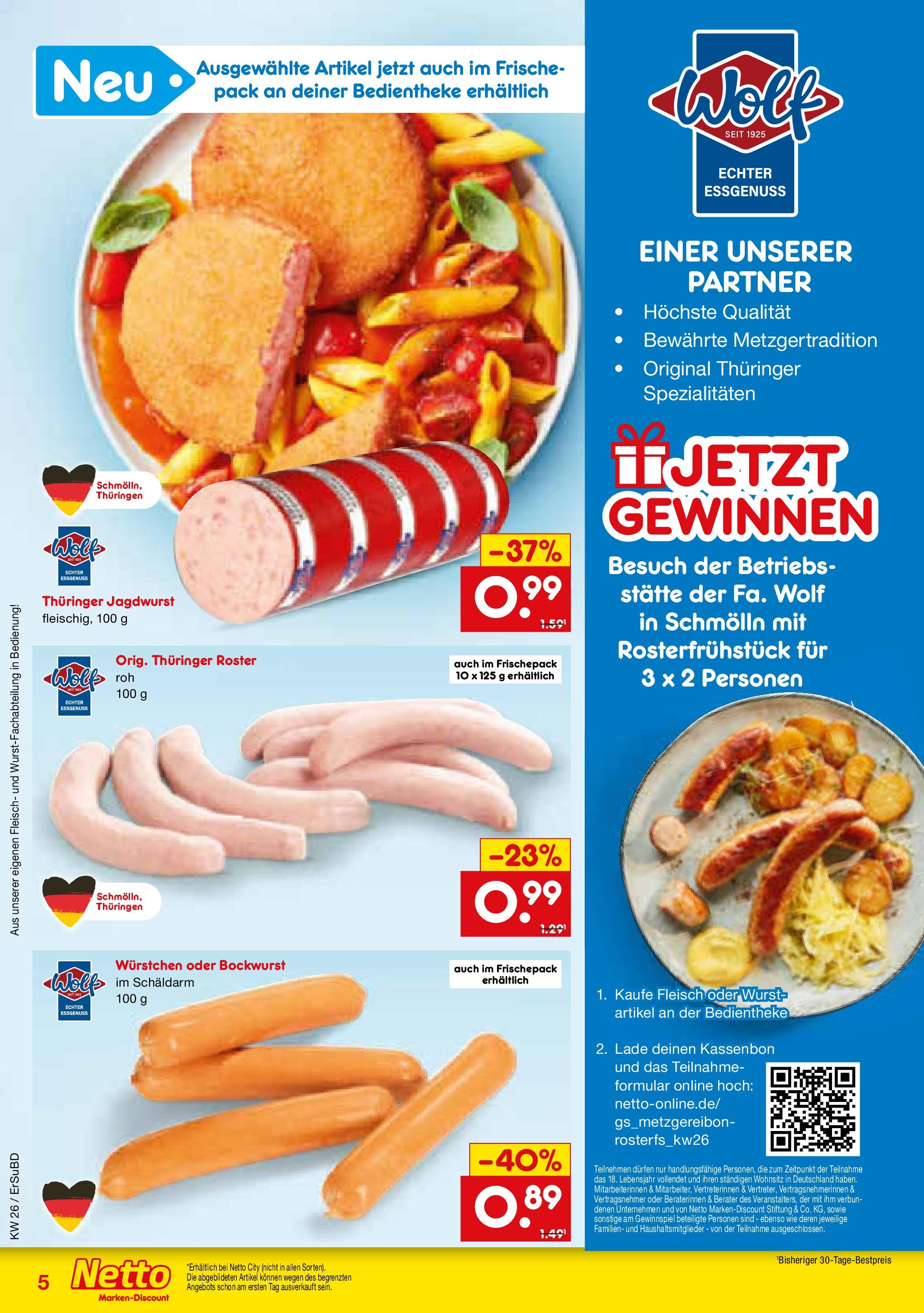 Netto Marken-Discount prospekt Elxleben (ab 22.06.2025) » Angebote | Seite: 21 | Produkte: Bockwurst, Wurst, Fleisch Netto Marken-Discount prospekt Elxleben (ab 22.06.2025) » Angebote | Seite: 21 | Produkte: Bockwurst, Wurst, Fleisch