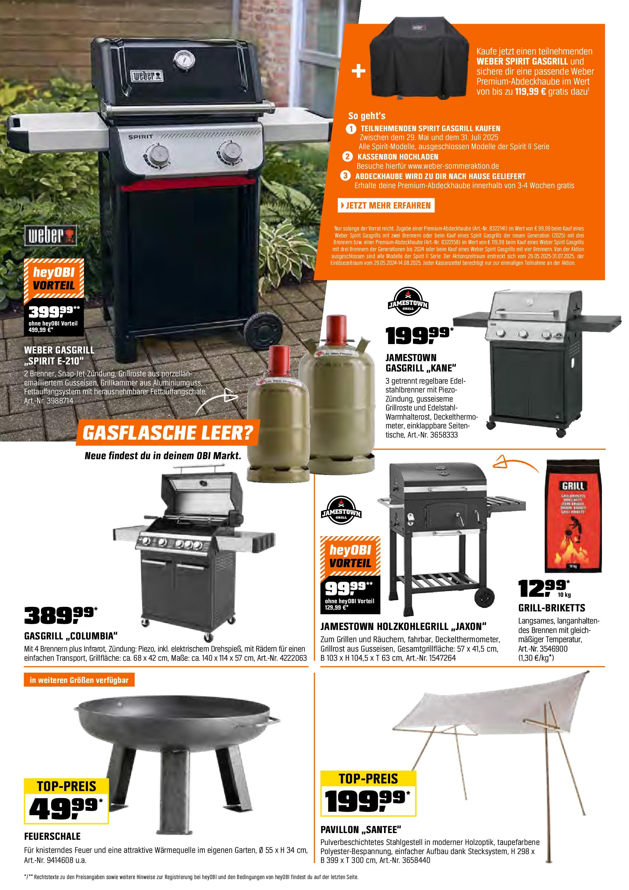 OBI - OBI: Biberstarke Angebote von 15.06.2025 - Aktuelle Angebote | Seite: 14 | Produkte: Grill