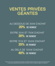 Ventes privées