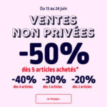 Kiabi Ventes non Privées jusqu'à -50% - au 24.06.2025