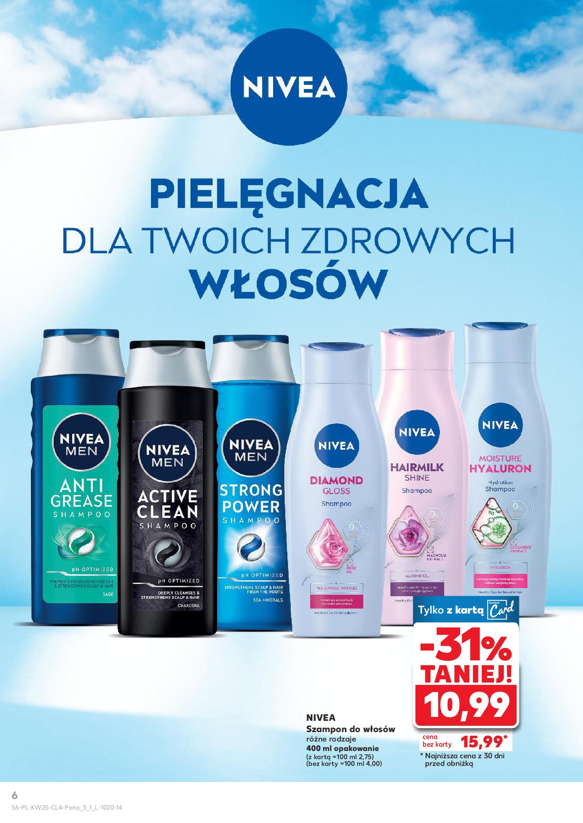 Kaufland gazetka - Piękne okazje na lato od 18.06.2025 - od jutra PDF | Strona: 6 | Produkty: Karta, Szampon