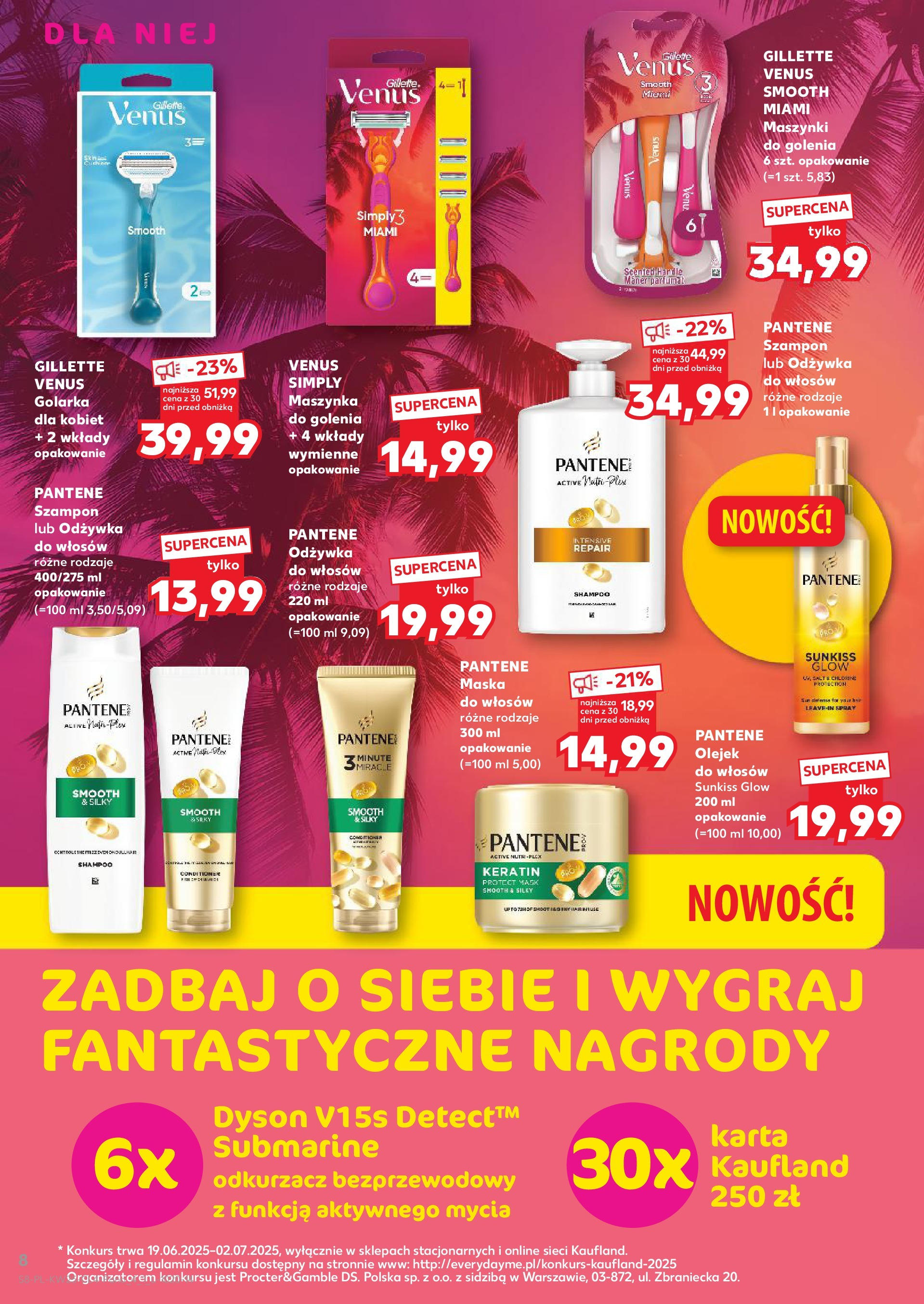 Kaufland gazetka - Piękne okazje na lato od 18.06.2025 - od jutra PDF | Strona: 8 | Produkty: Odkurzacz, Maszynka do golenia, Golarka, Maszynki do golenia