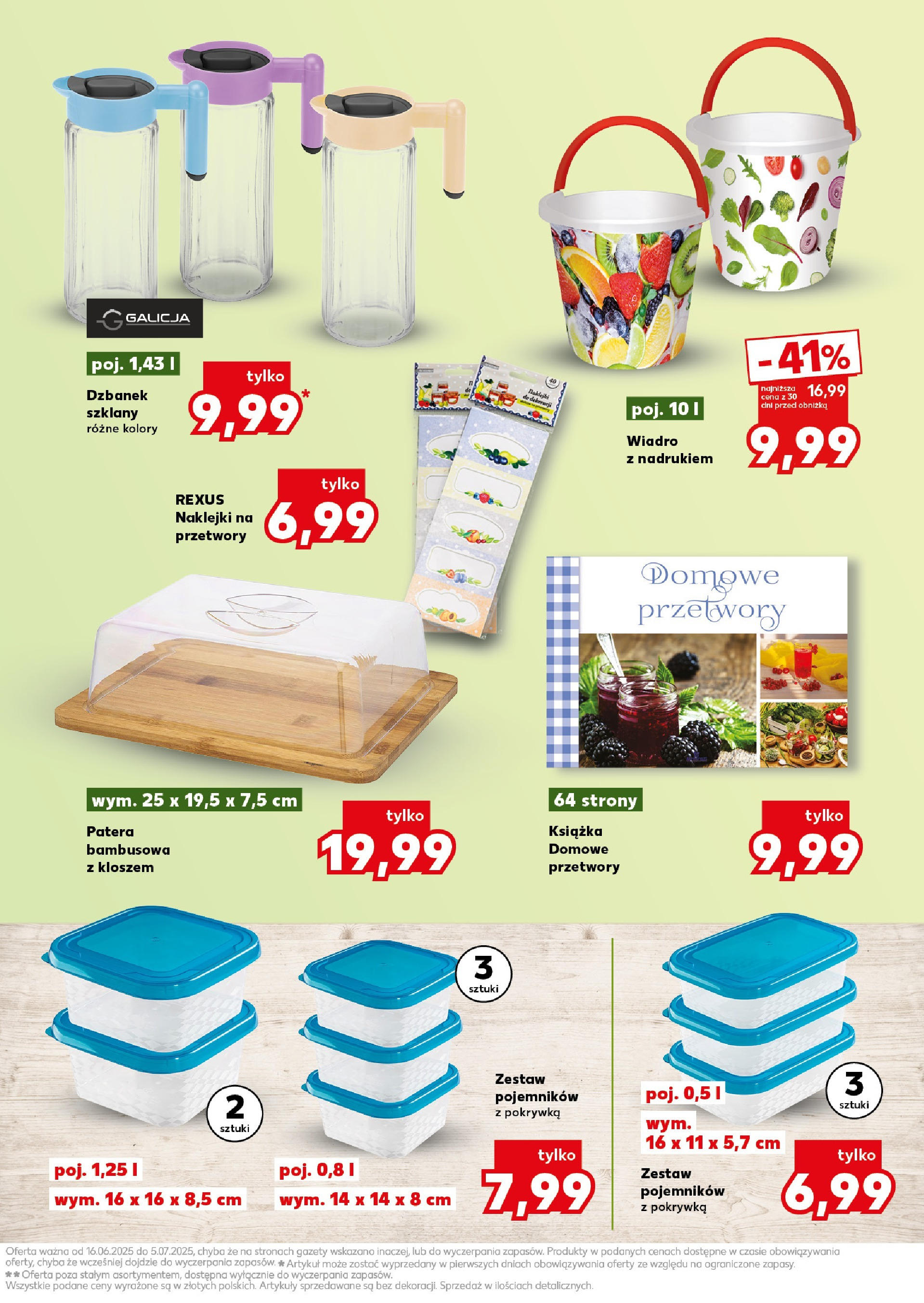 Kaufland gazetka - Gotowanie od 16.06.2025 - od jutra PDF | Strona: 11 | Produkty: Dzbanek, Naklejki